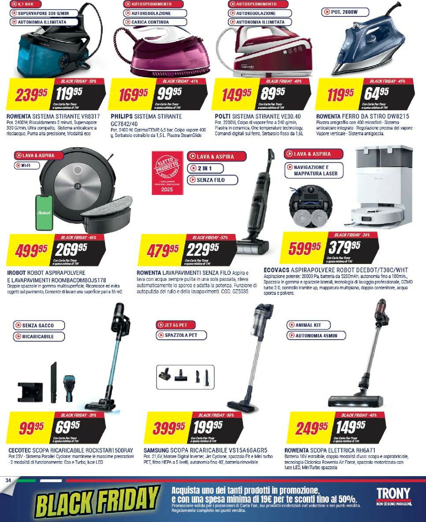 trony - Volantino Trony - Black Friday valido dal 25/11 al 03/12 - page: 34