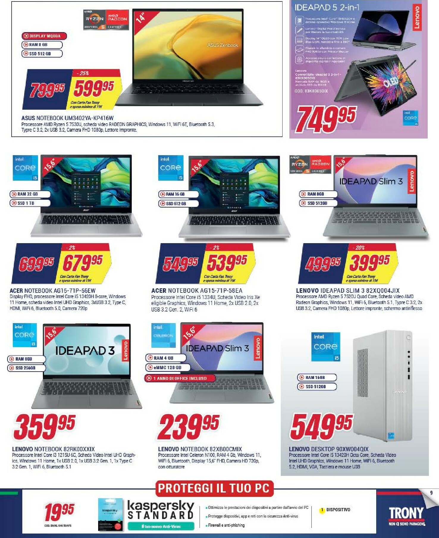 trony - Volantino Trony valido dal 27/12 al 14/01 - page: 9