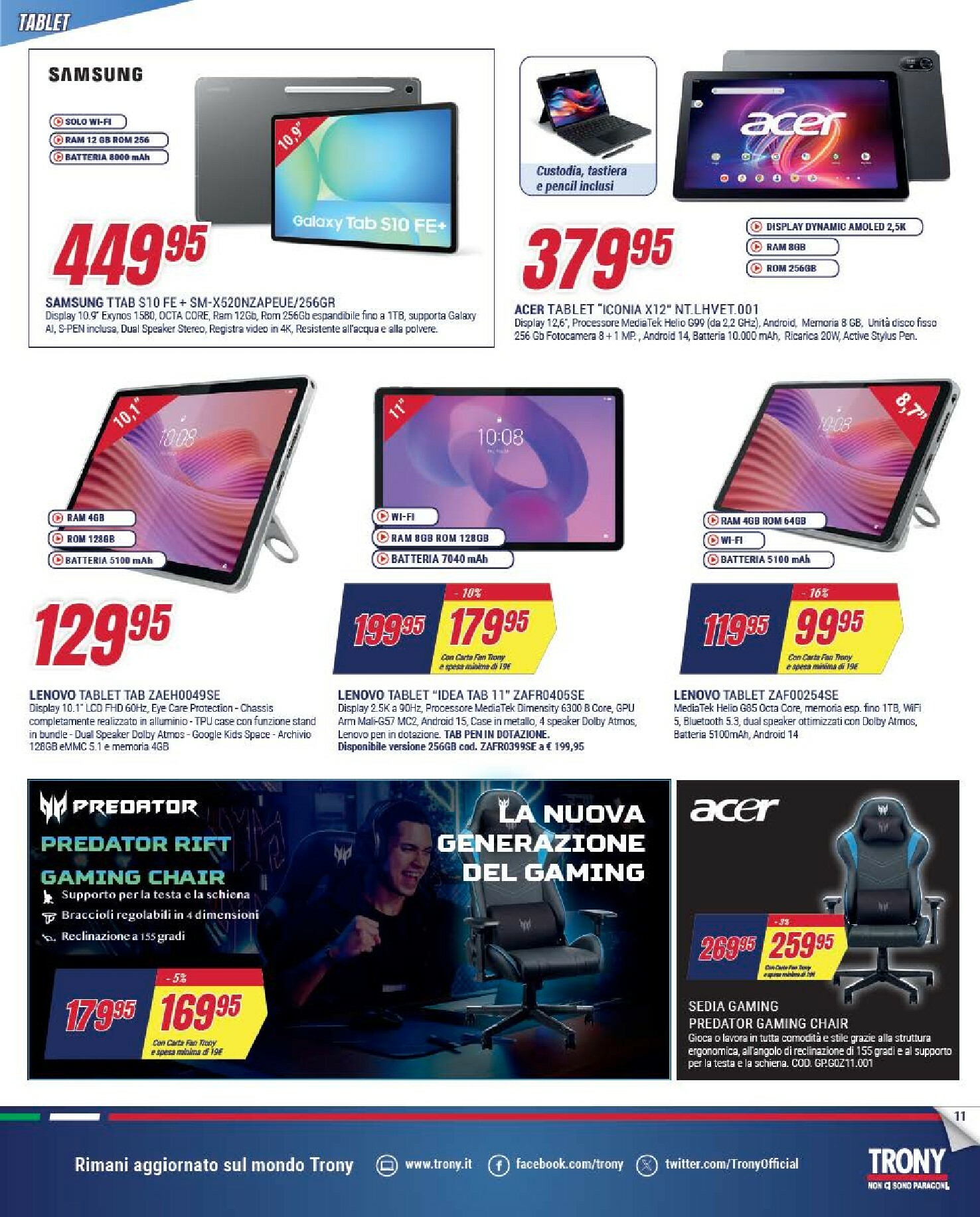 trony - Volantino Trony valido dal 27/12 al 14/01 - page: 11