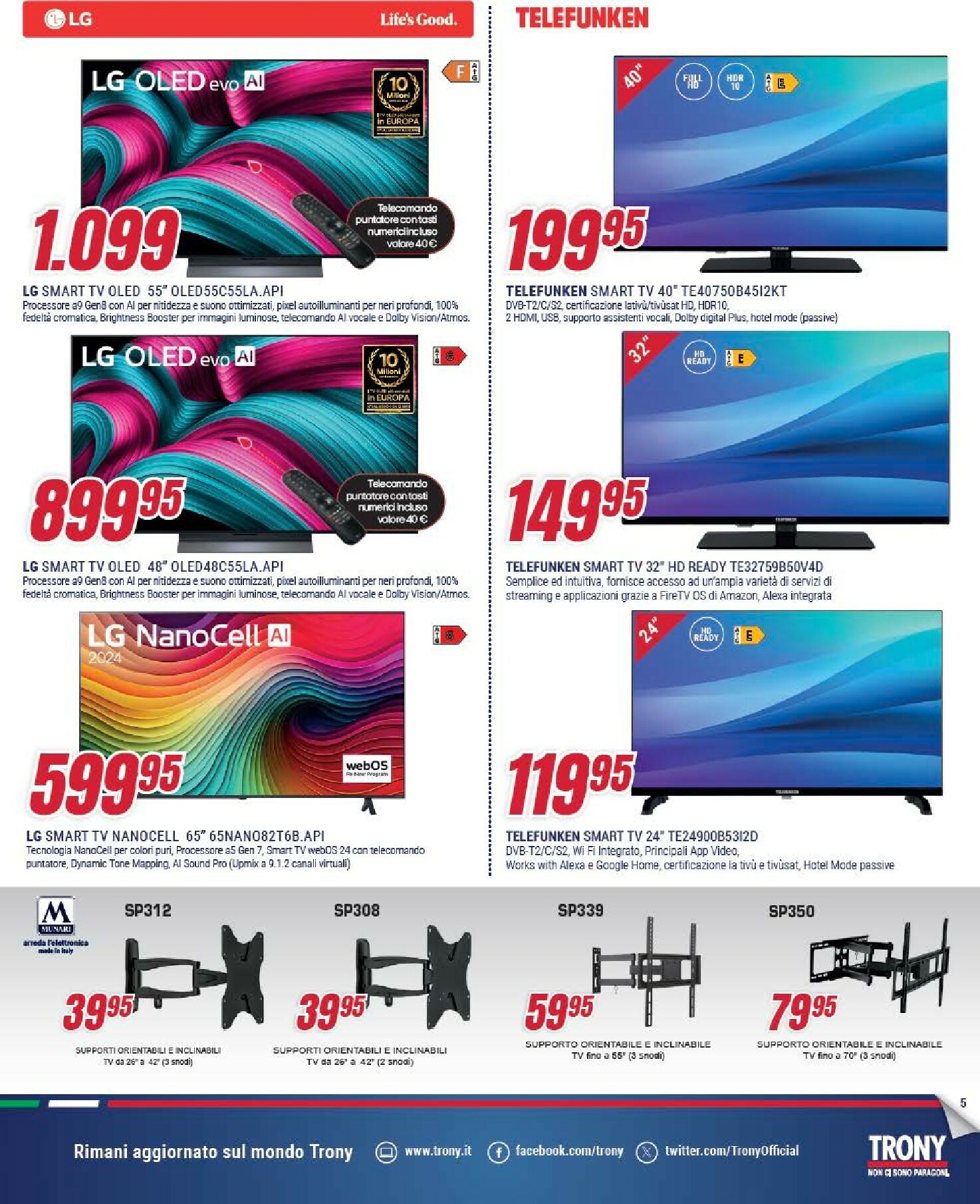 trony - Volantino Trony valido dal 15/01 al 04/02 - page: 5