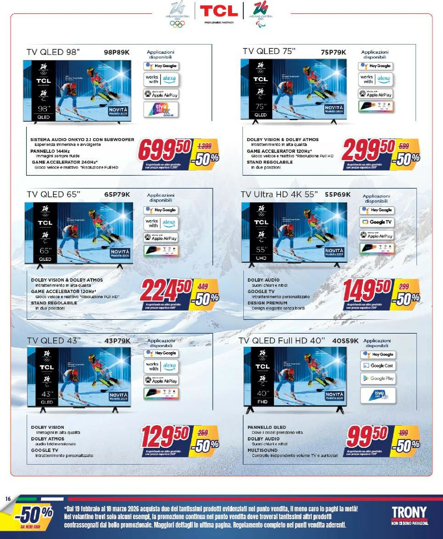 trony - Volantino Trony valido dal 19/02/2026 al 18/03/2026 - page: 16