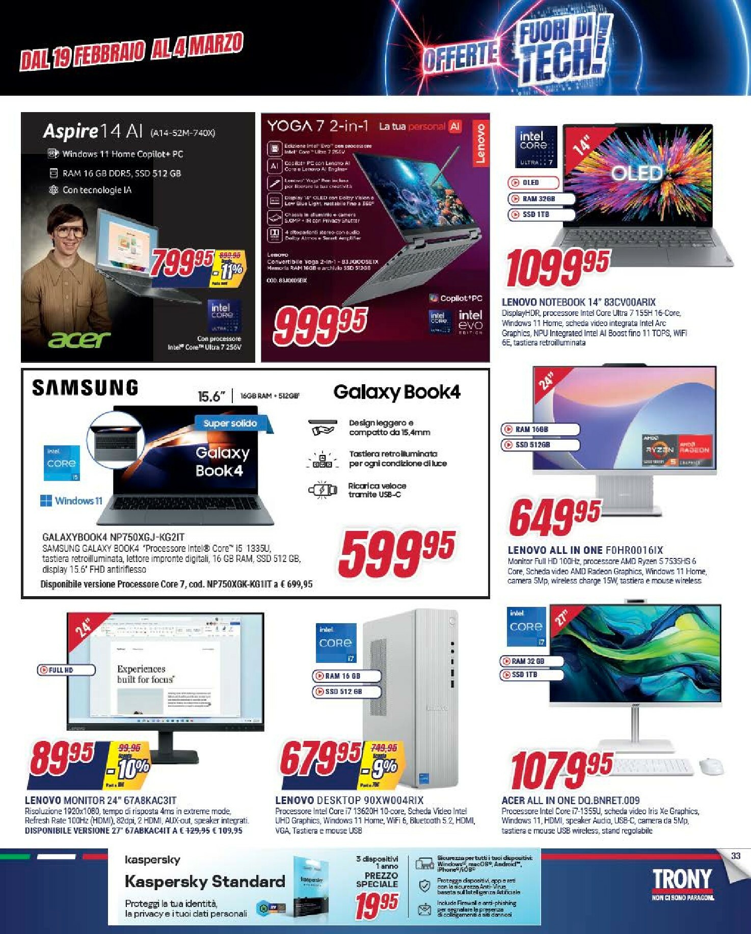 trony - Volantino Trony valido dal 19/02/2026 al 18/03/2026 - page: 33
