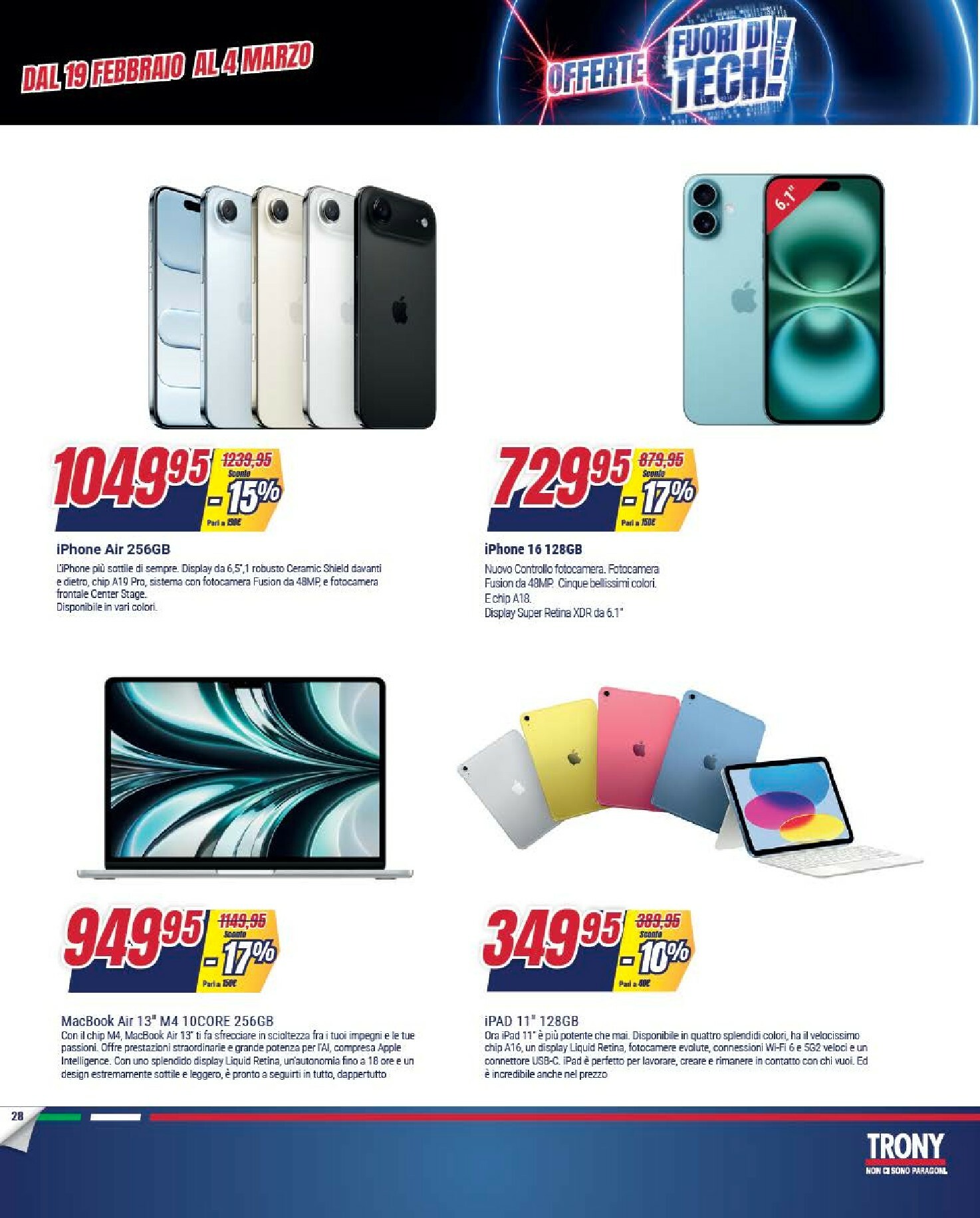trony - Volantino Trony valido dal 19/02/2026 al 18/03/2026 - page: 28