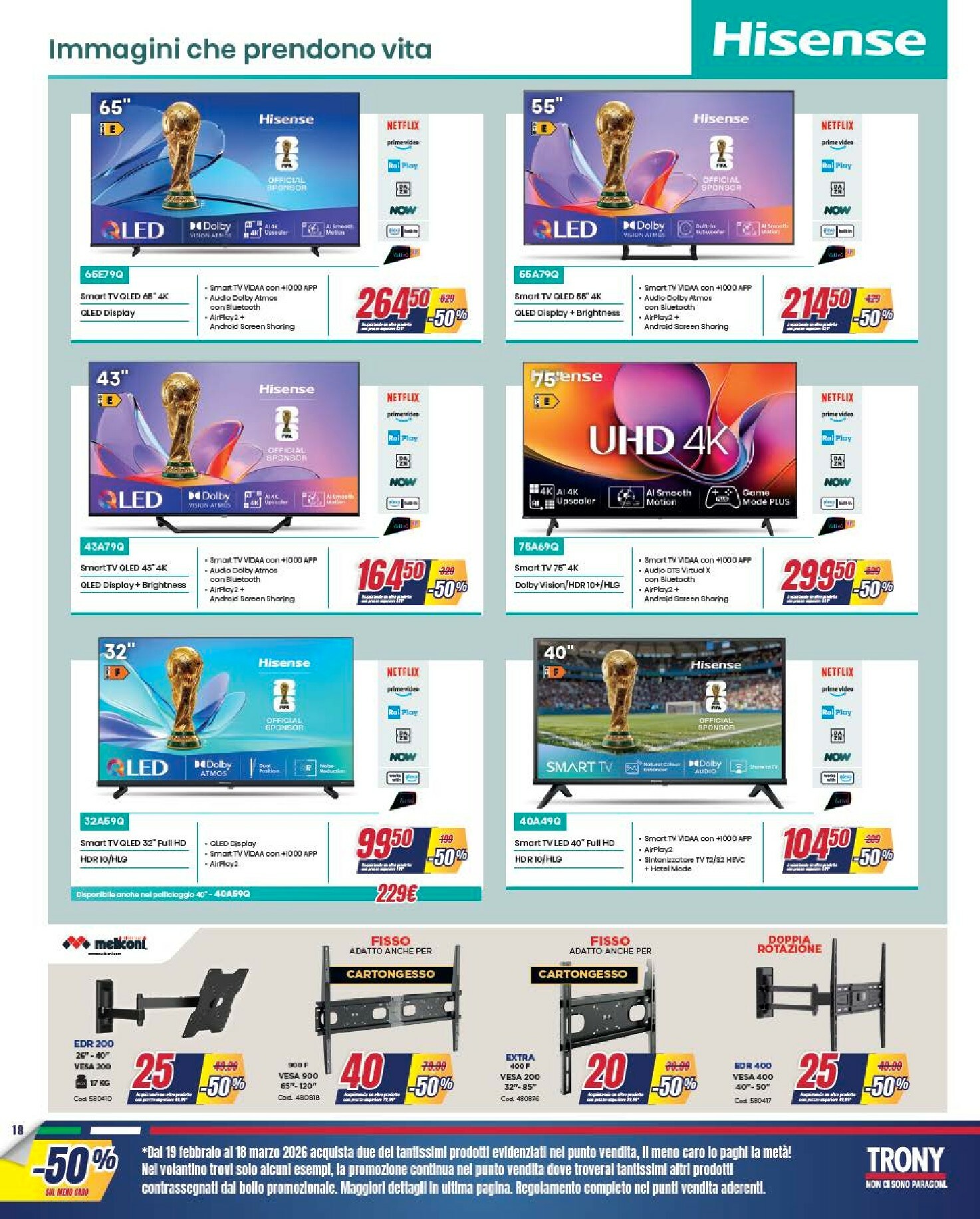 trony - Volantino Trony valido dal 19/02/2026 al 18/03/2026 - page: 18