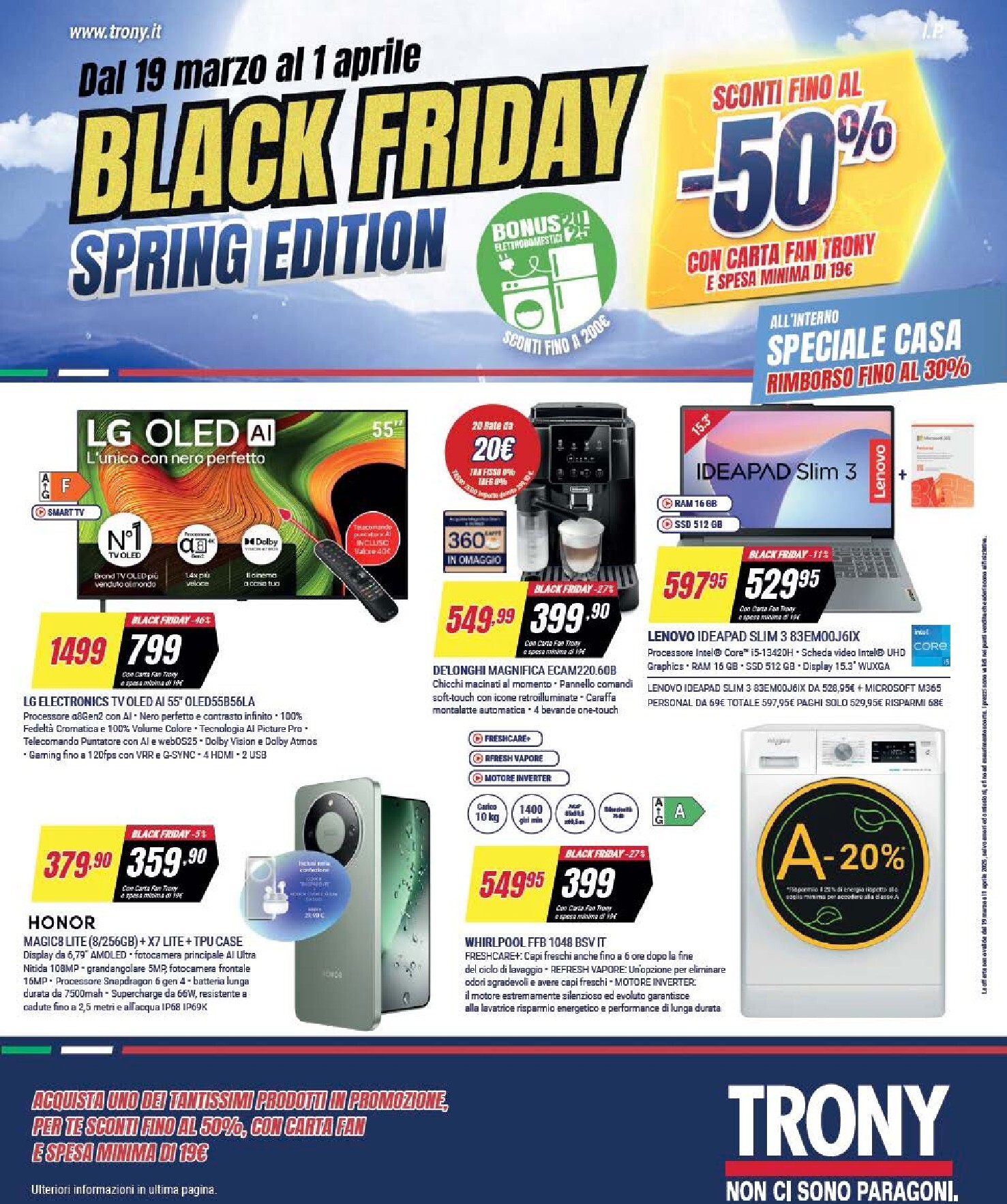 trony - Volantino Trony - Black Friday valido dal 19/03/2026 al 01/04/2026 - page: 1