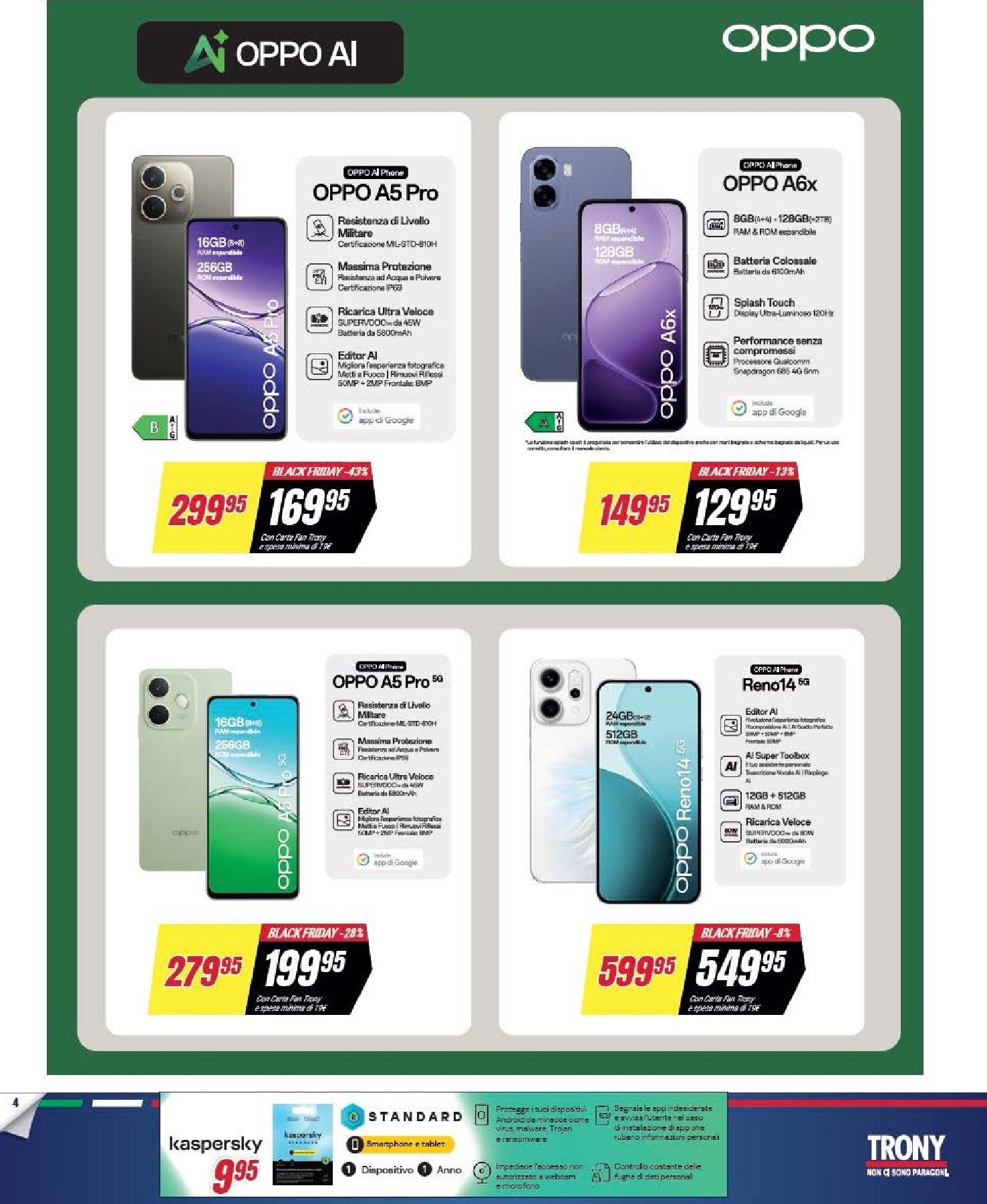 trony - Volantino Trony - Black Friday valido dal 19/03/2026 al 01/04/2026 - page: 4