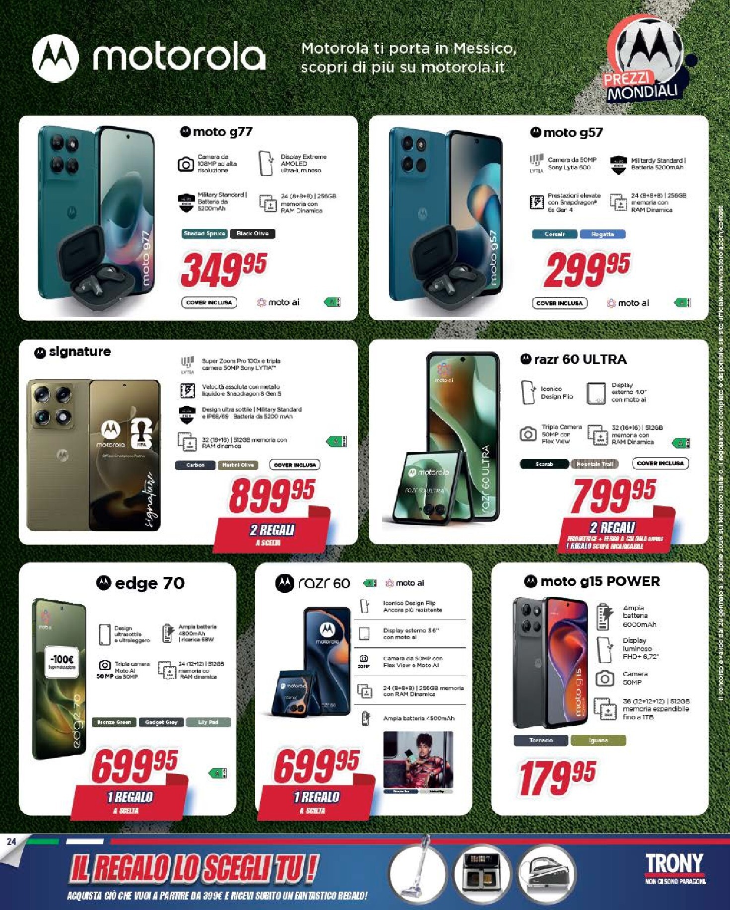 trony - Volantino attuale di Trony - Il Reglo lo Scegli tu valido dal giovedì 09/04/2026 al mercoledì 29/04/2026 - page: 24