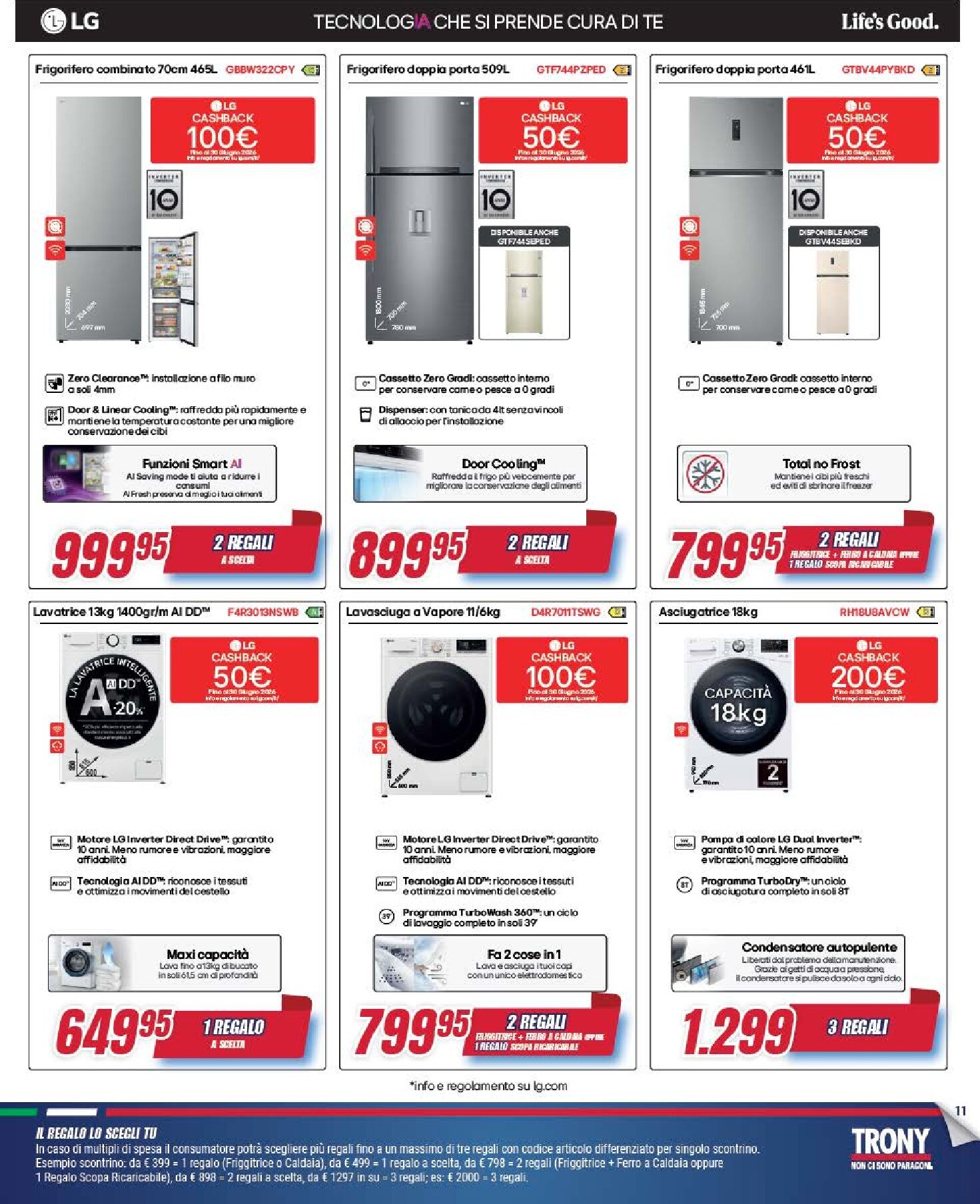 trony - Volantino attuale di Trony - Il Reglo lo Scegli tu valido dal giovedì 09/04/2026 al mercoledì 29/04/2026 - page: 11