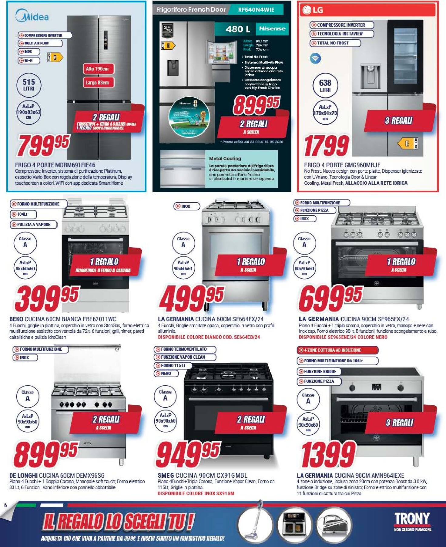 trony - Volantino attuale di Trony - Il Reglo lo Scegli tu valido dal giovedì 09/04/2026 al mercoledì 29/04/2026 - page: 6