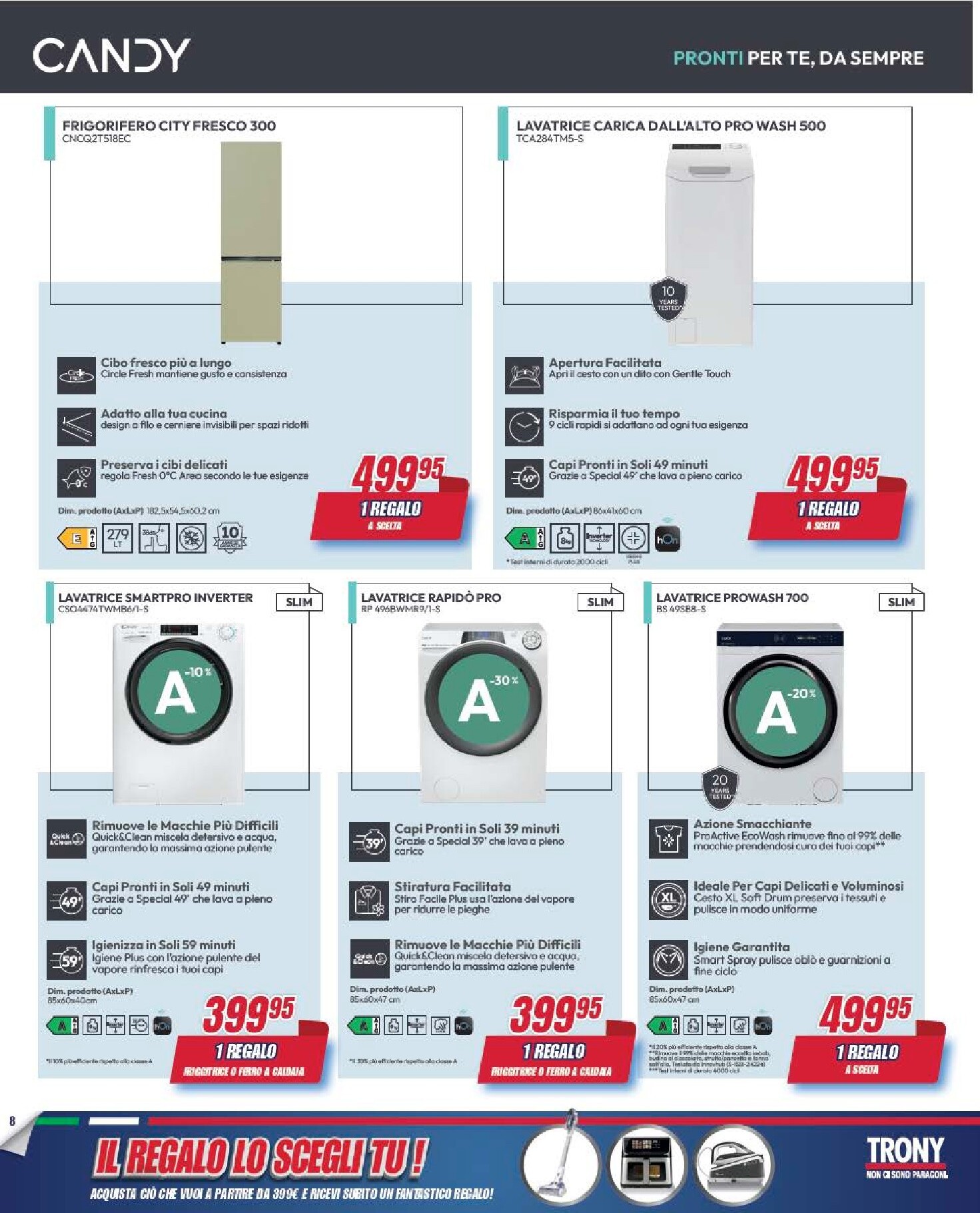 trony - Volantino attuale di Trony - Il Reglo lo Scegli tu valido dal giovedì 09/04/2026 al mercoledì 29/04/2026 - page: 8