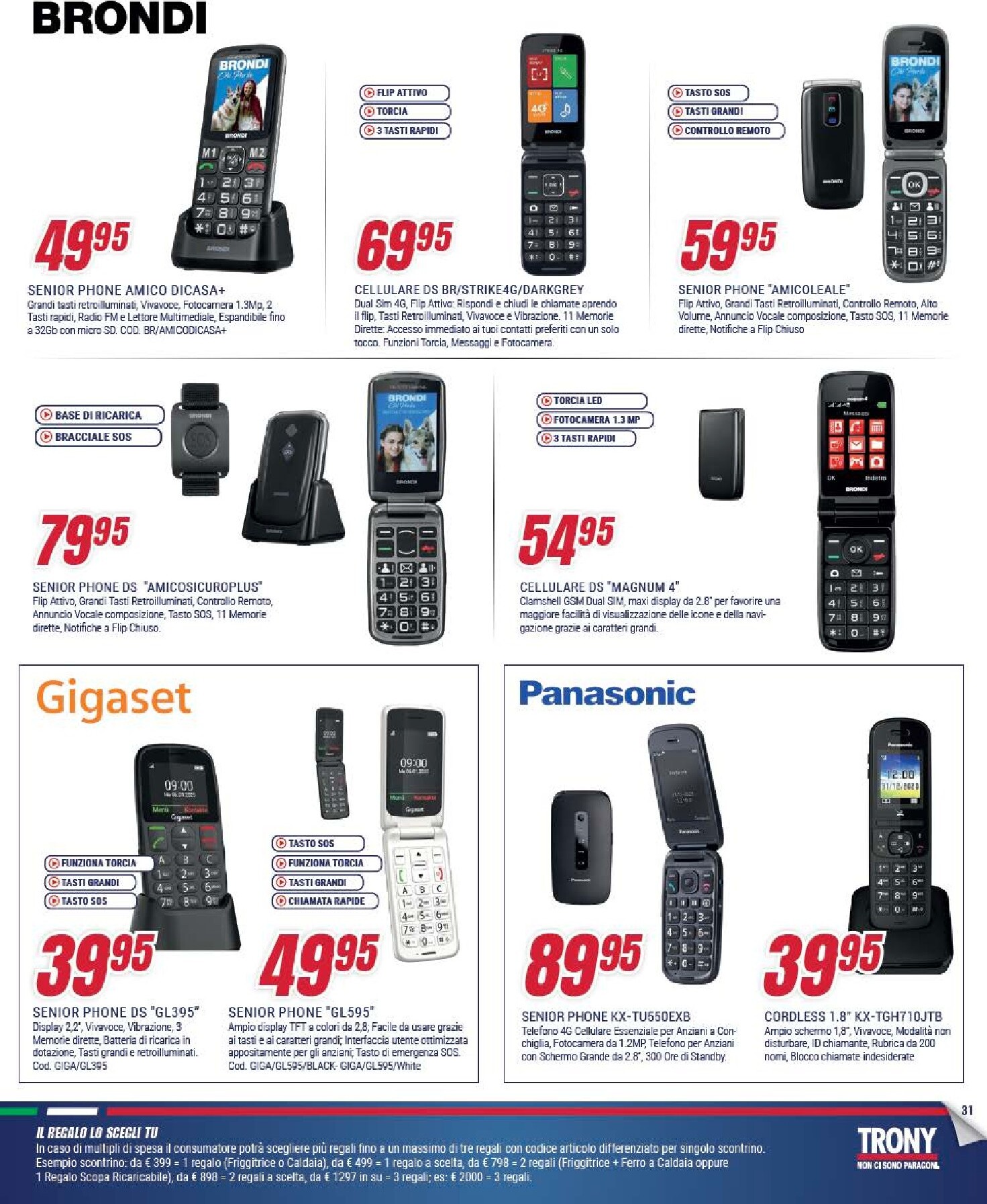 trony - Volantino attuale di Trony - Il Reglo lo Scegli tu valido dal giovedì 09/04/2026 al mercoledì 29/04/2026 - page: 31