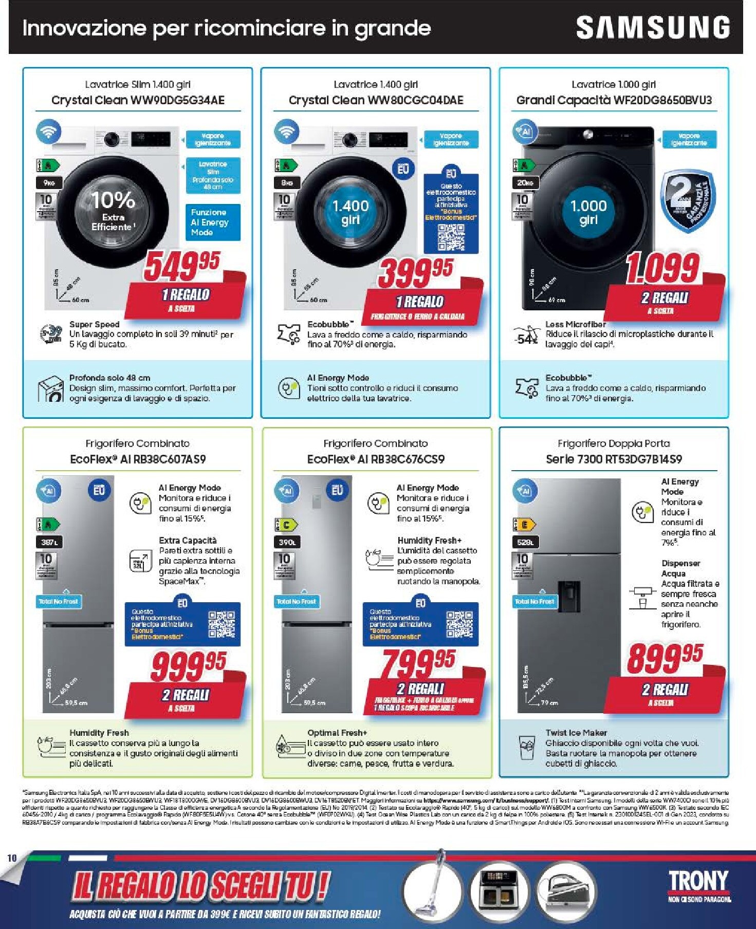 trony - Volantino attuale di Trony - Il Reglo lo Scegli tu valido dal giovedì 09/04/2026 al mercoledì 29/04/2026 - page: 10