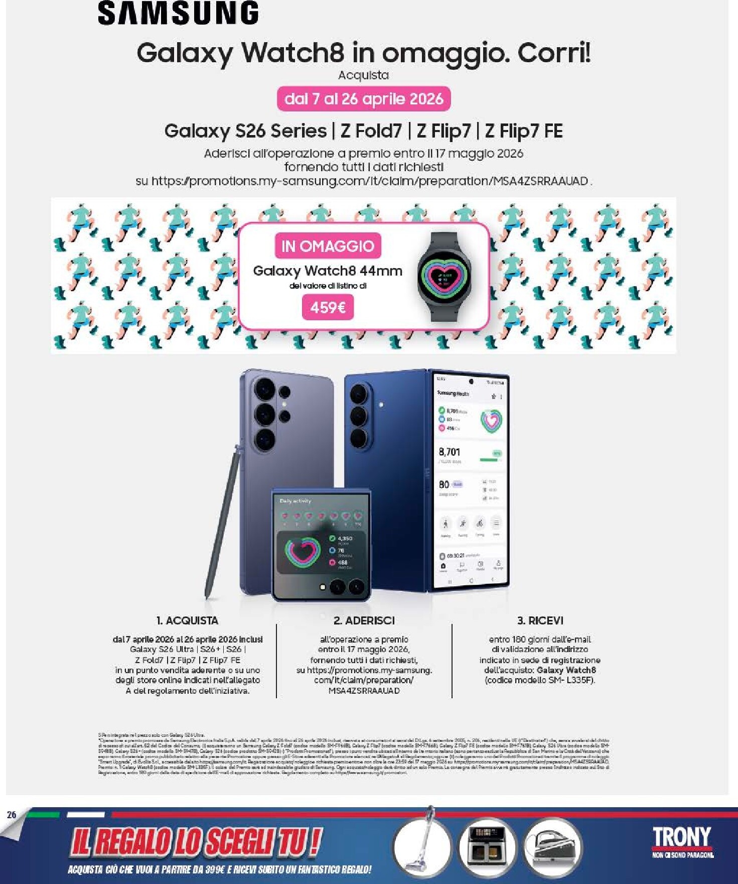 trony - Volantino attuale di Trony - Il Reglo lo Scegli tu valido dal giovedì 09/04/2026 al mercoledì 29/04/2026 - page: 26