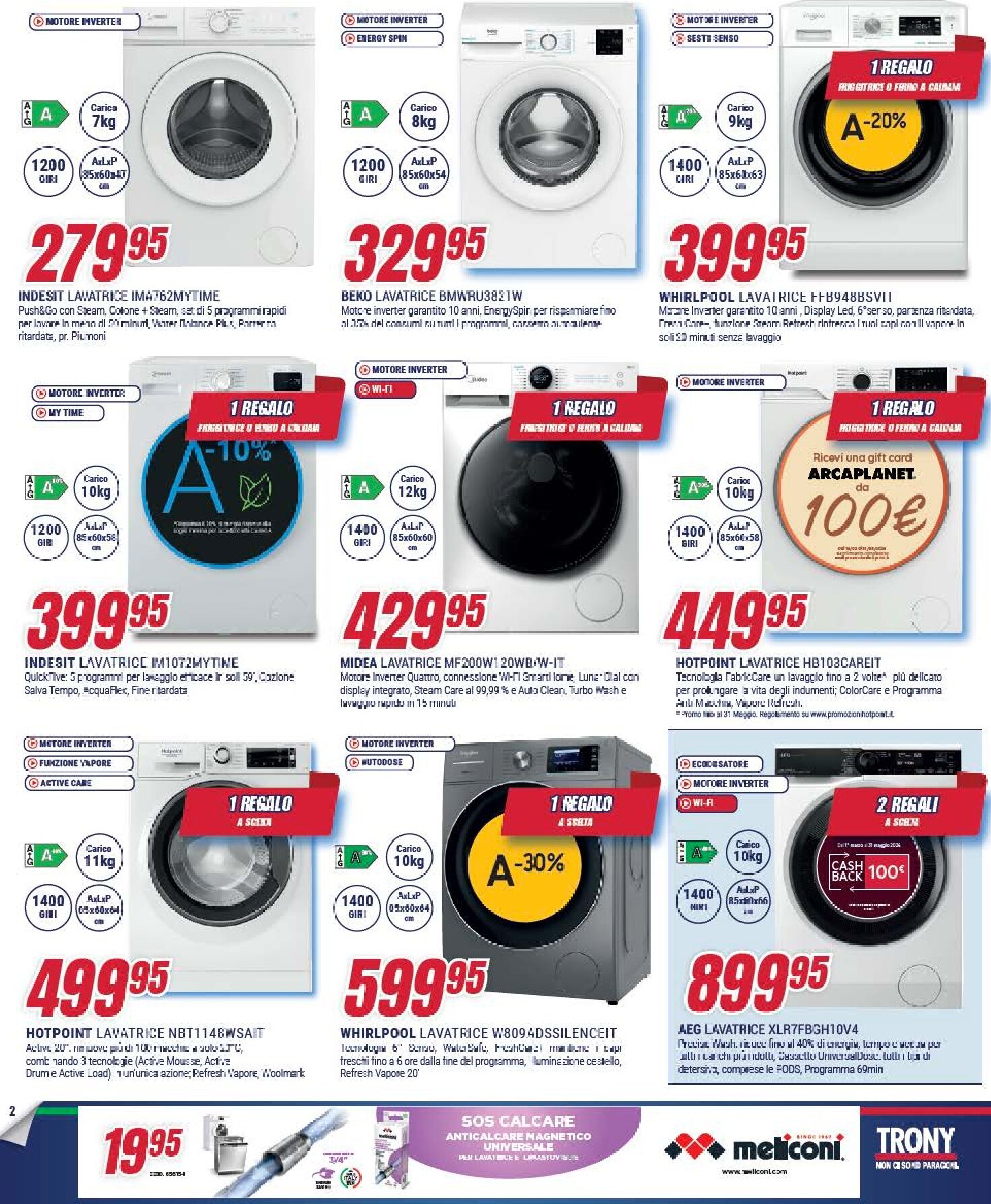 trony - Volantino attuale di Trony - Il Reglo lo Scegli tu valido dal giovedì 09/04/2026 al mercoledì 29/04/2026 - page: 2