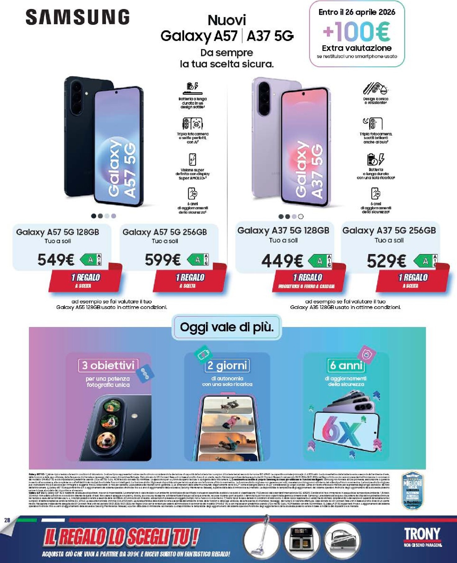 trony - Volantino attuale di Trony - Il Reglo lo Scegli tu valido dal giovedì 09/04/2026 al mercoledì 29/04/2026 - page: 28