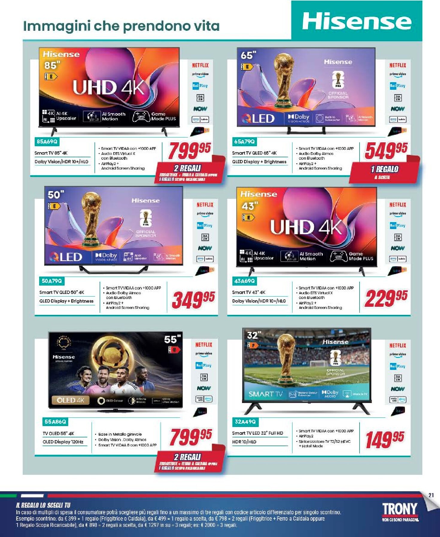 trony - Volantino attuale di Trony - Il Reglo lo Scegli tu valido dal giovedì 09/04/2026 al mercoledì 29/04/2026 - page: 21
