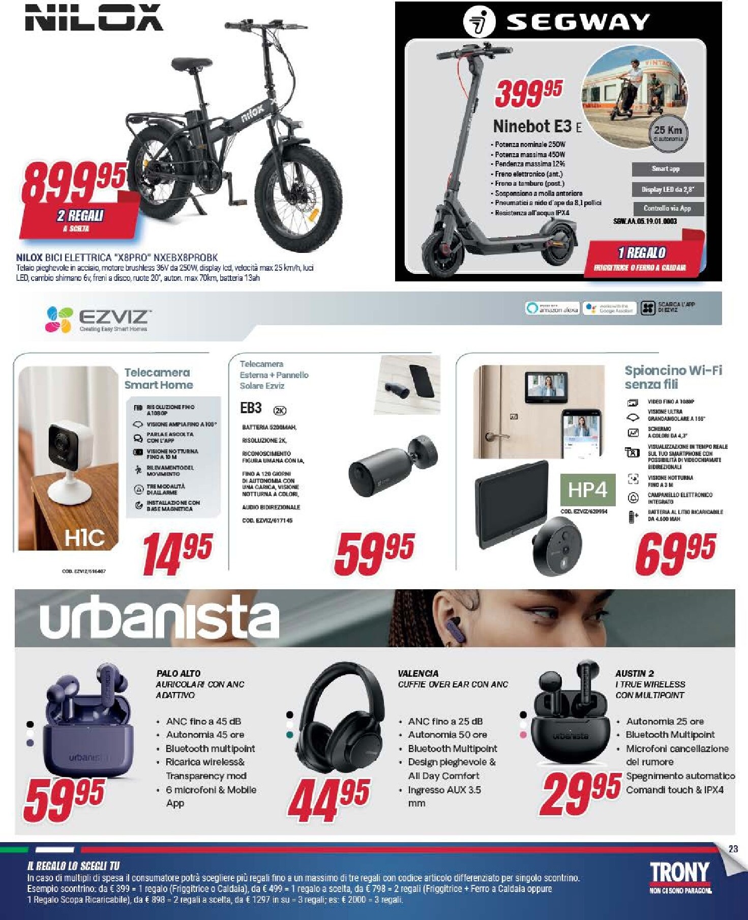 trony - Volantino attuale di Trony - Il Reglo lo Scegli tu valido dal giovedì 09/04/2026 al mercoledì 29/04/2026 - page: 23