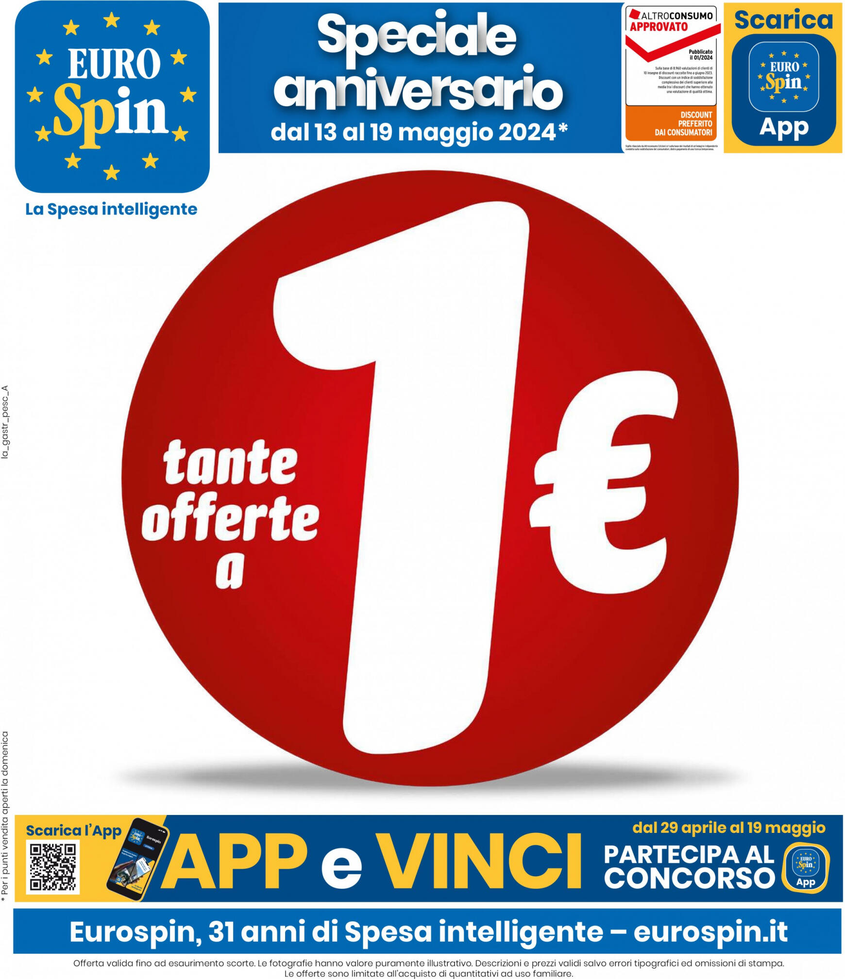eurospin - Nuovo volantino Eurospin 13.05. - 19.05. - page: 1