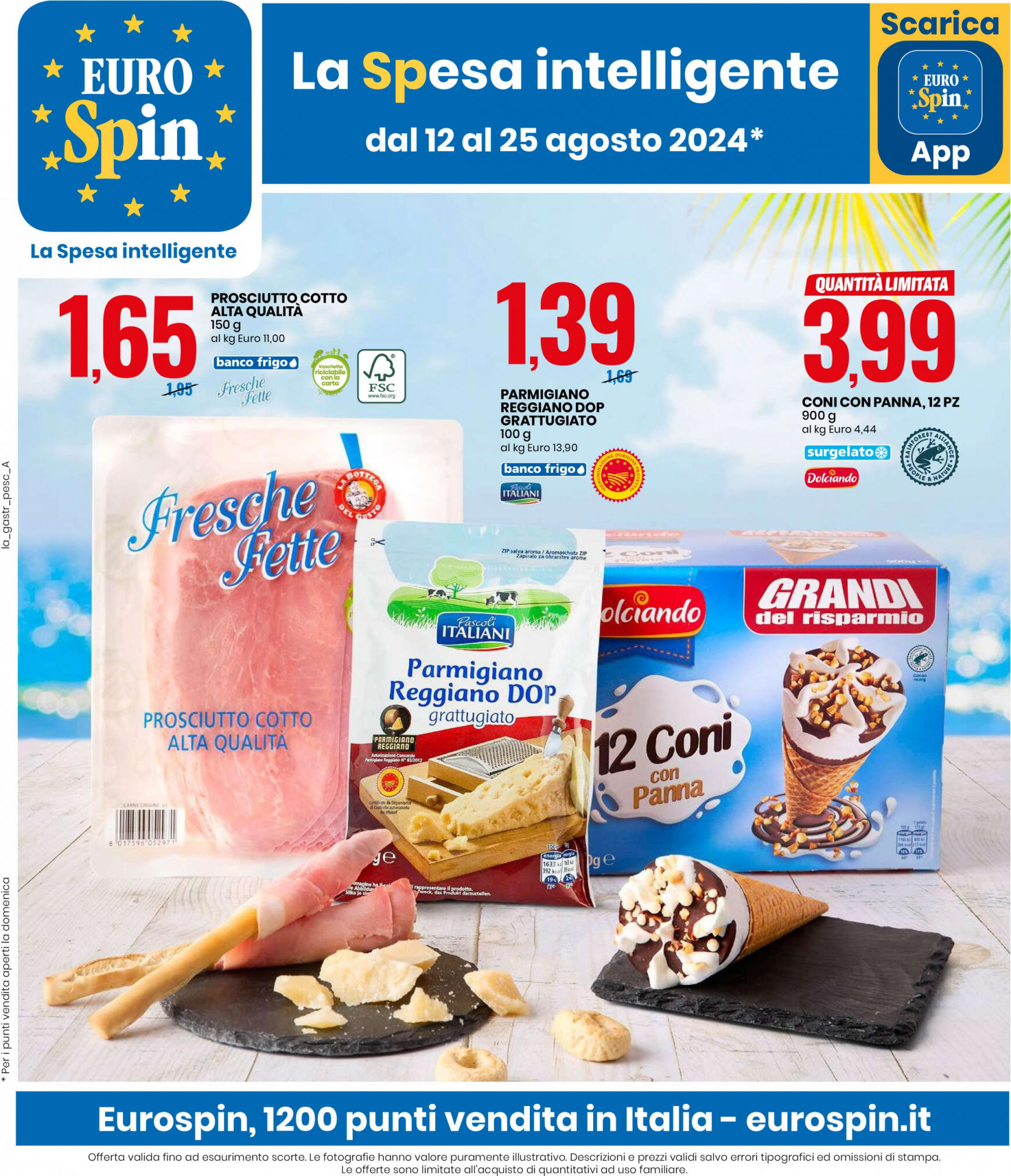 eurospin - Nuovo volantino Eurospin 12.08. - 25.08.