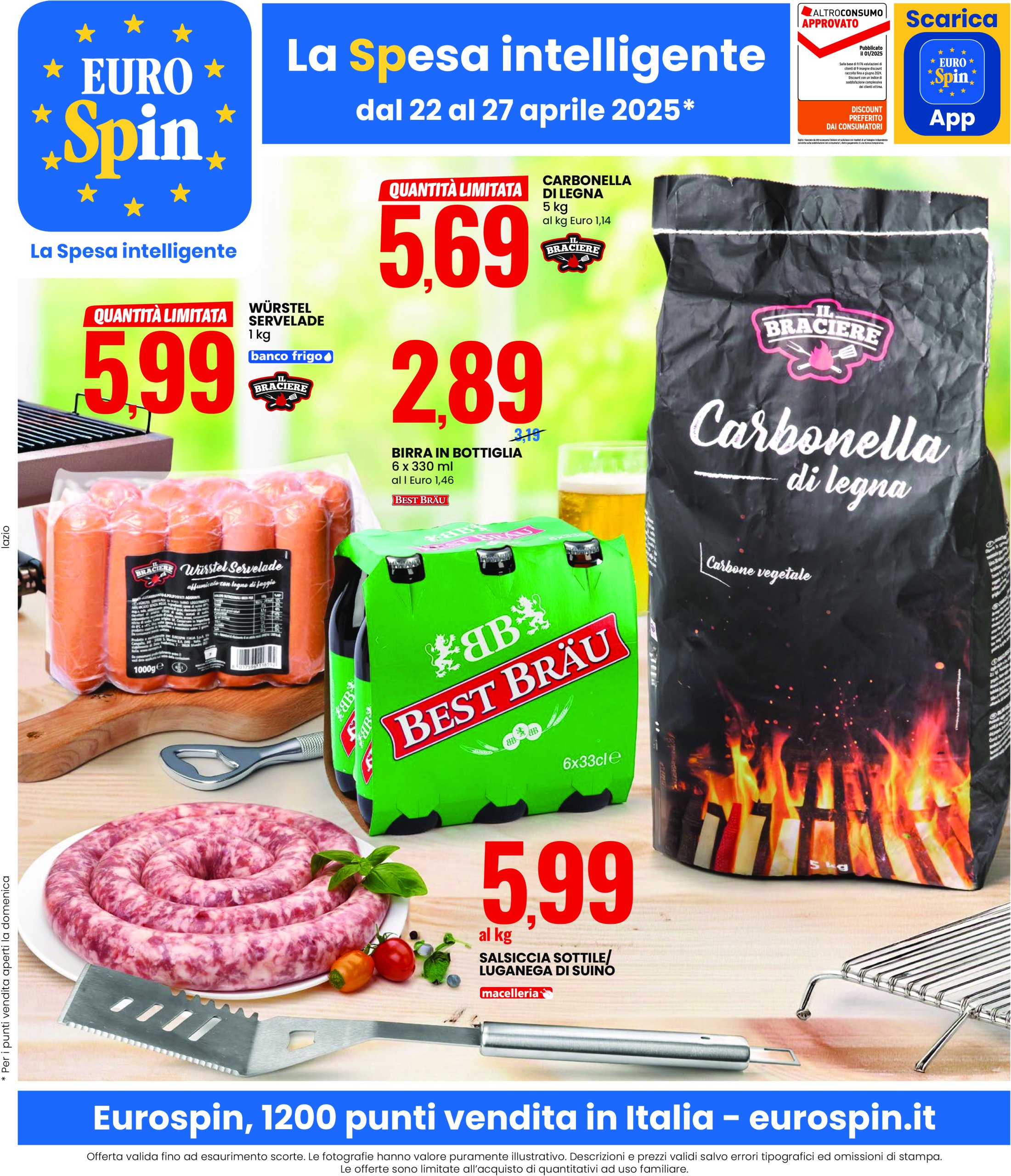 eurospin - Volantino Eurospin valido dal 22/04 al 27/04