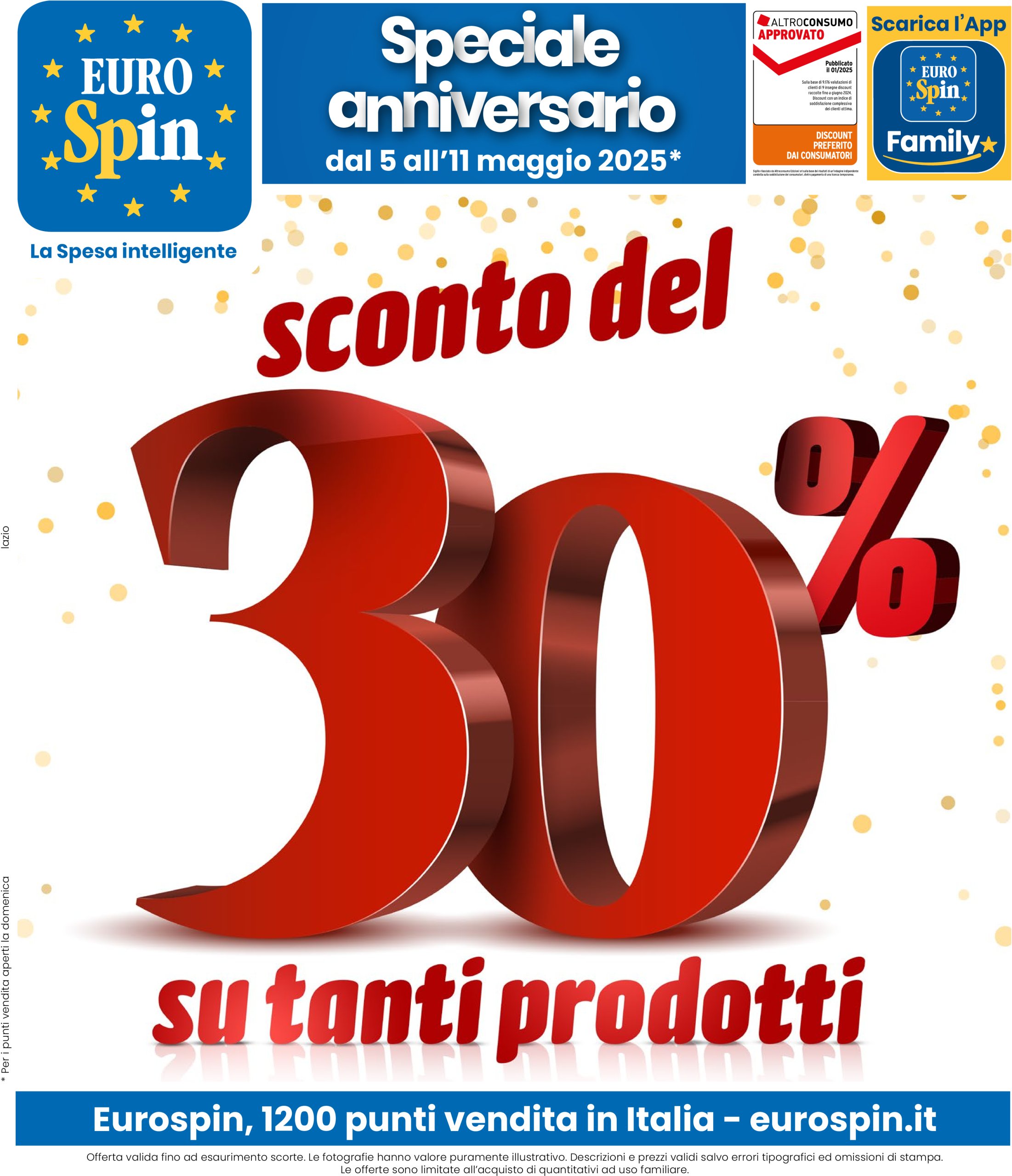eurospin - Volantino Eurospin valido dal 05/05 al 11/05 - page: 1