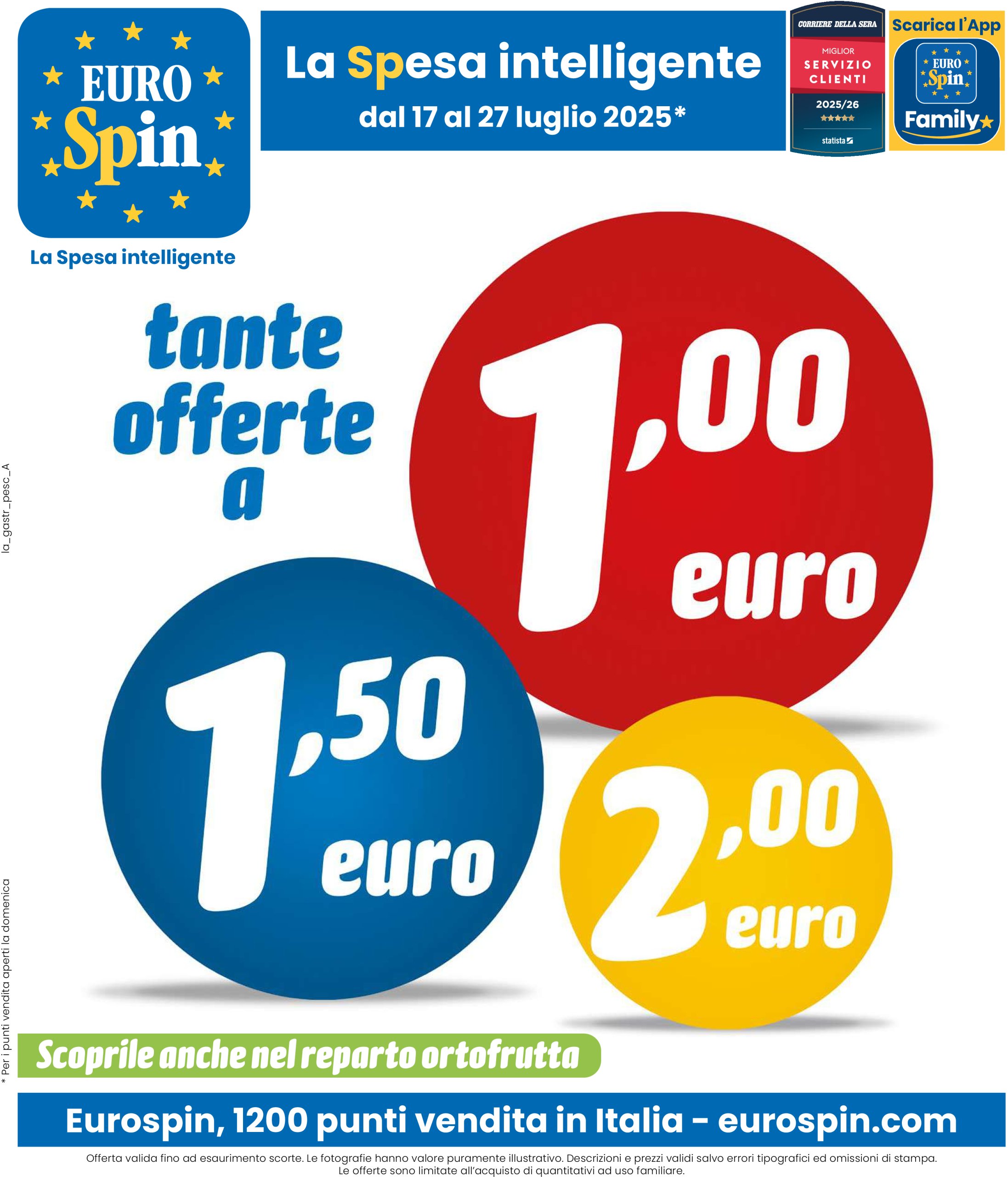 eurospin - Volantino Eurospin valido dal 17/07 al 27/07