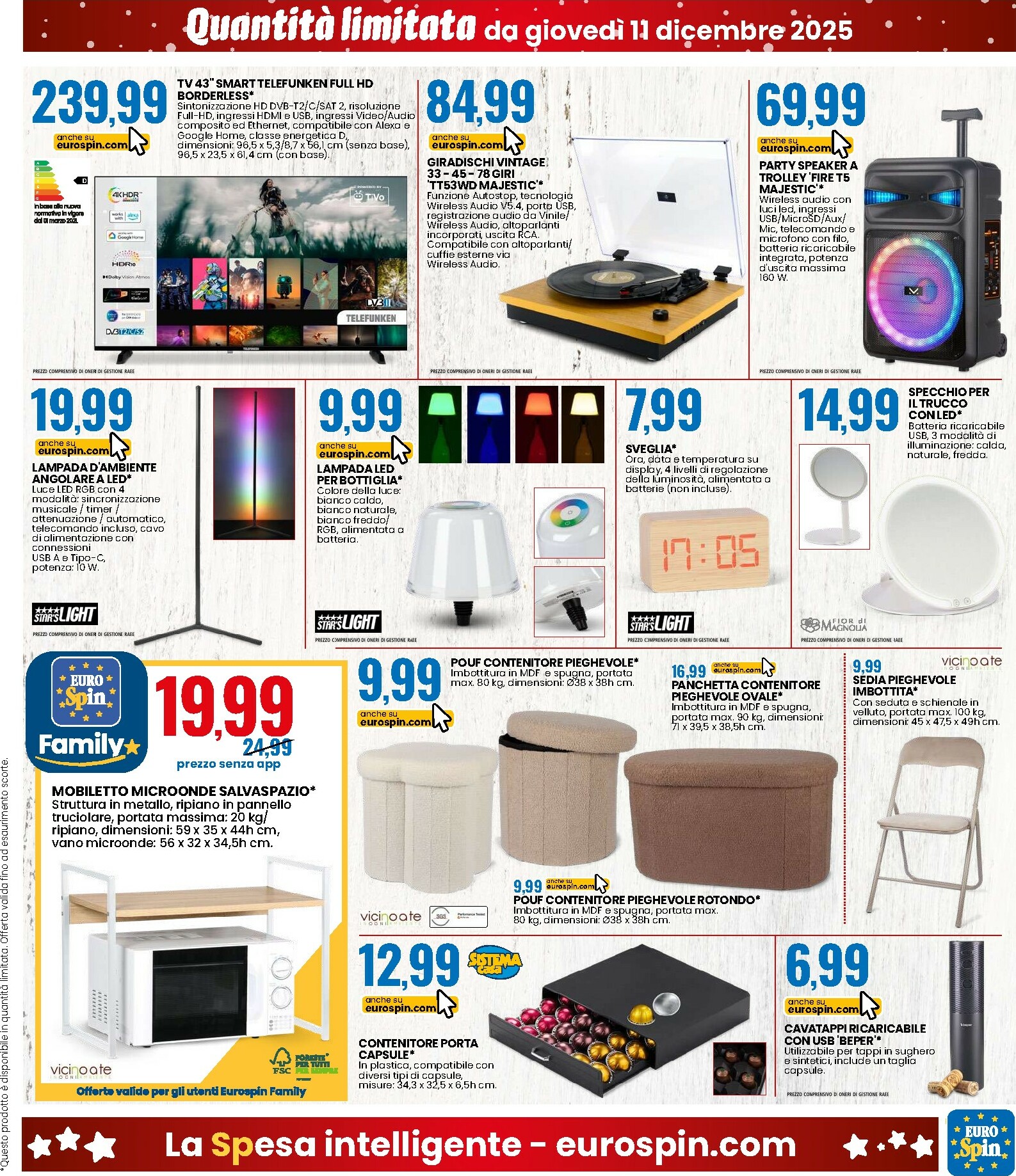 eurospin - Volantino Eurospin valido dal 11/12 al 24/12 - page: 19