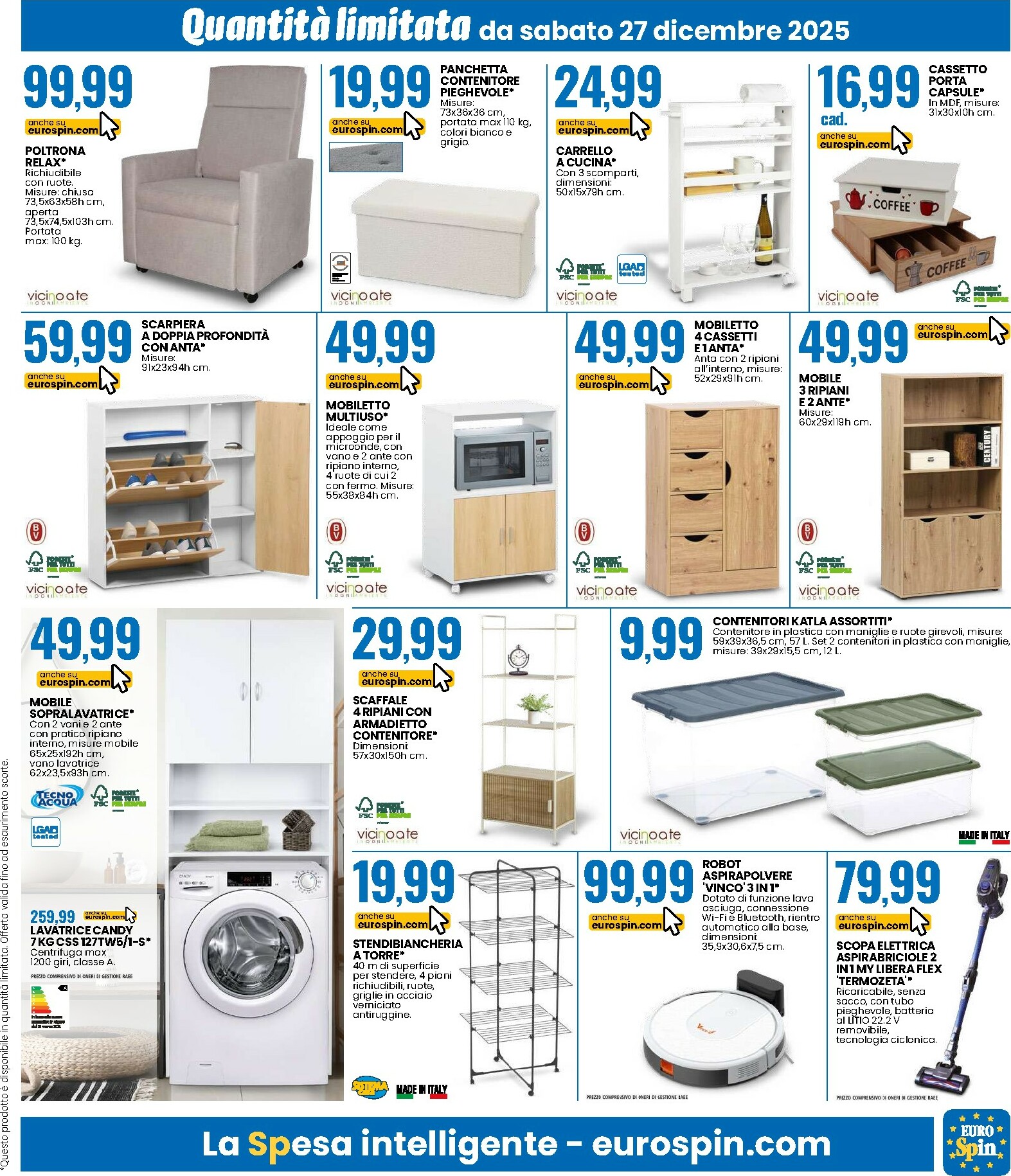 eurospin - Volantino Eurospin valido dal 27/12 al 04/01 - page: 9