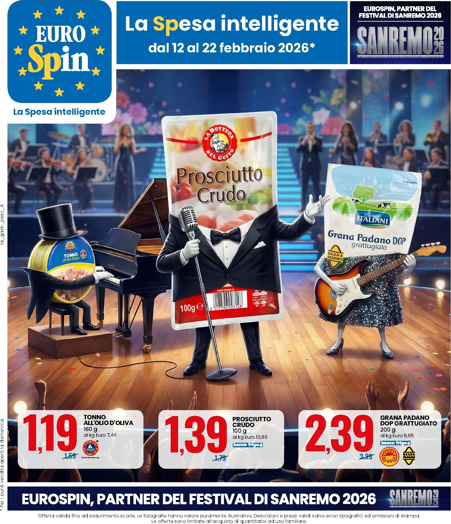 eurospin - Volantino Eurospin valido dal 12/02/2026 al 22/02/2026 - page: 1