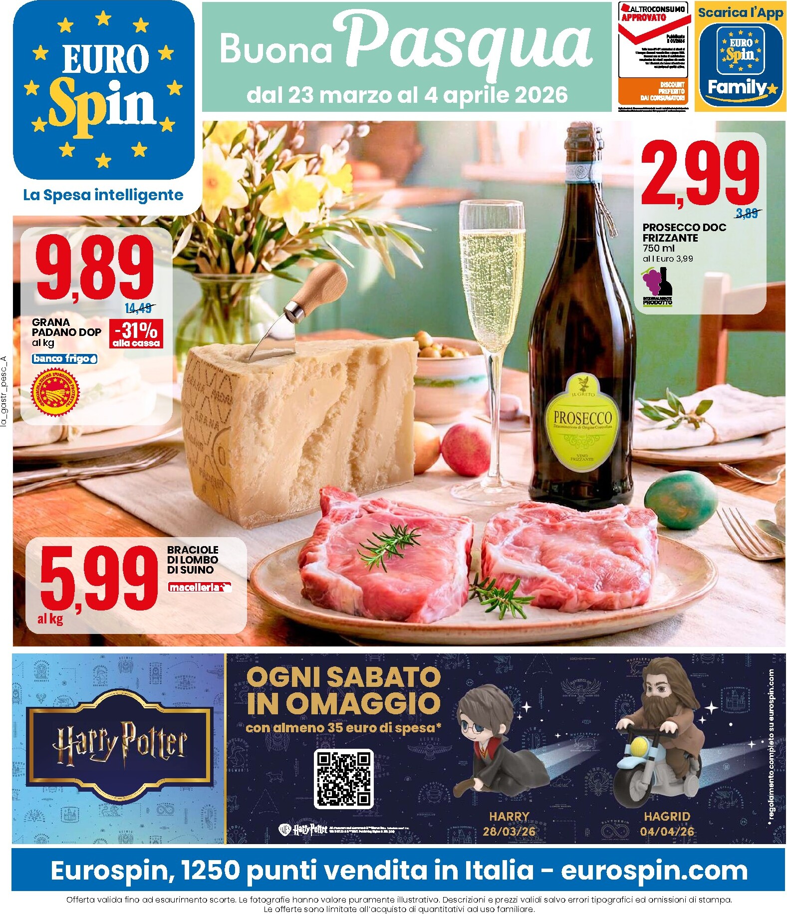 eurospin - Volantino Eurospin valido dal 23/03/2026 al 04/04/2026