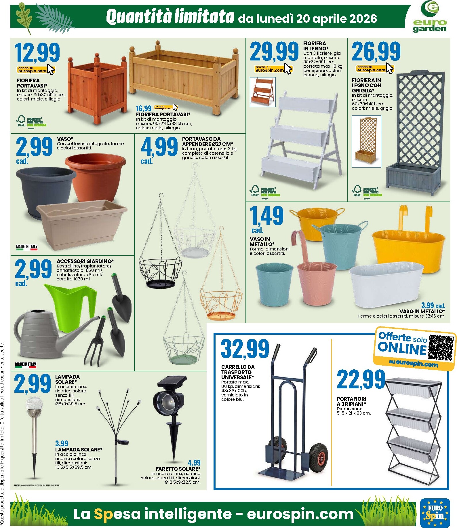 eurospin - Volantino Eurospin per la prossima settimana dal lunedì 20/04/2026 al domenica 26/04/2026 - page: 13