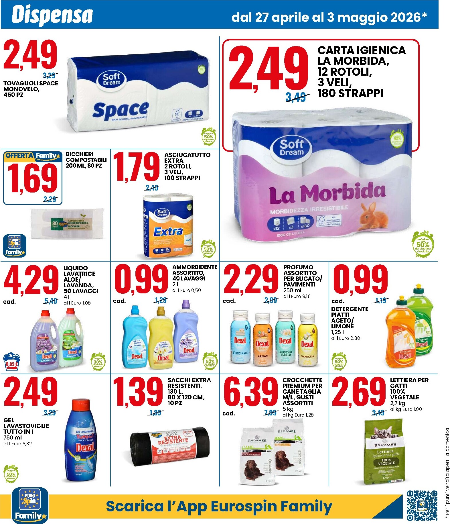 eurospin - Volantino Eurospin per la prossima settimana dal lunedì 27/04/2026 al domenica 03/05/2026 - page: 8
