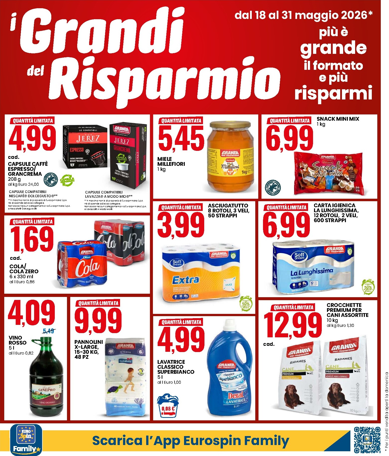 eurospin - Volantino Eurospin per la prossima settimana dal lunedì 18/05/2026 al domenica 31/05/2026 - page: 4