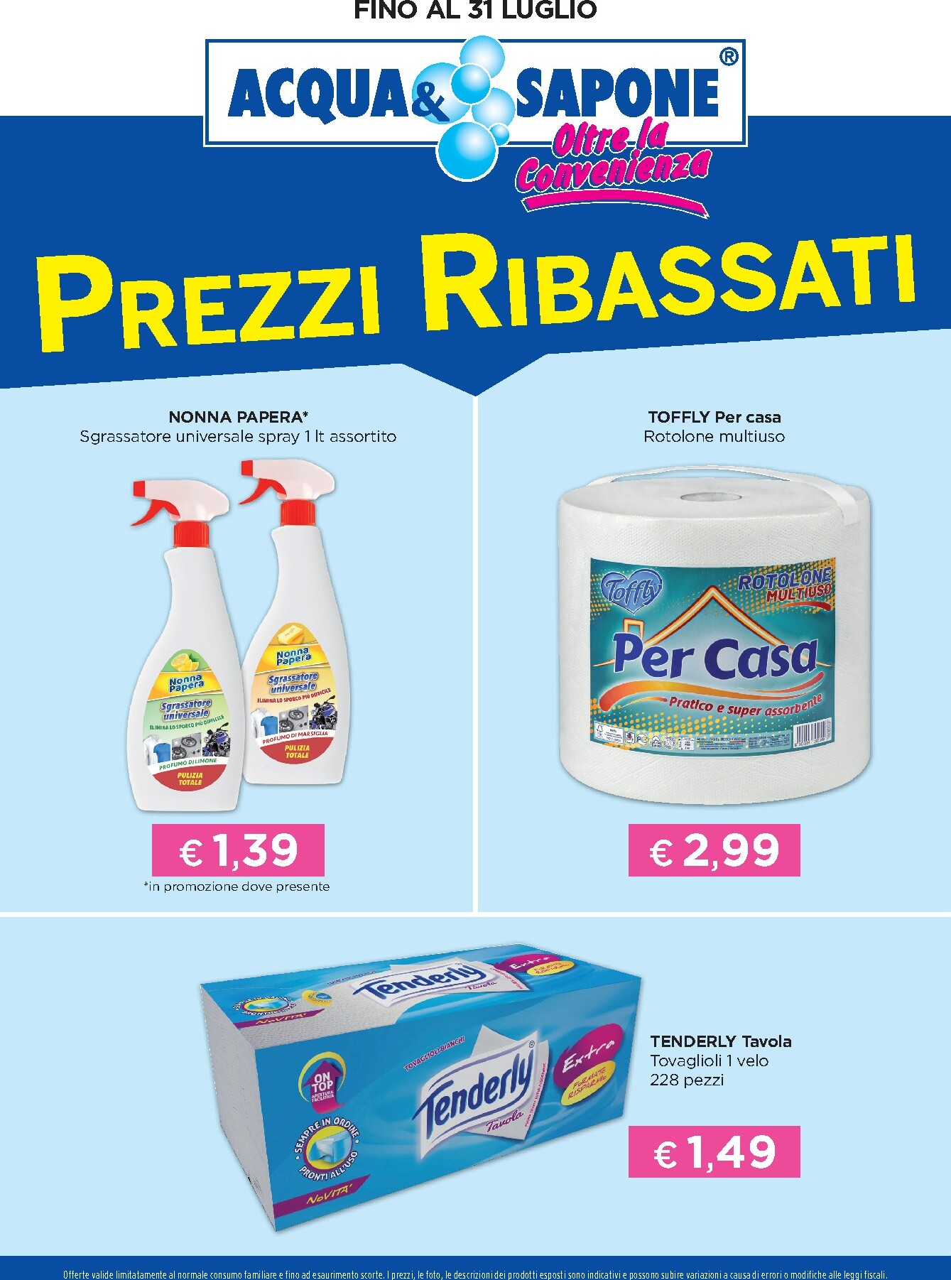 acqua-e-sapone - Volantino attuale di Acqua e Sapone - Prezzi Ribassati valido dal lunedì 25/05/2026 al venerdì 31/07/2026 - page: 2