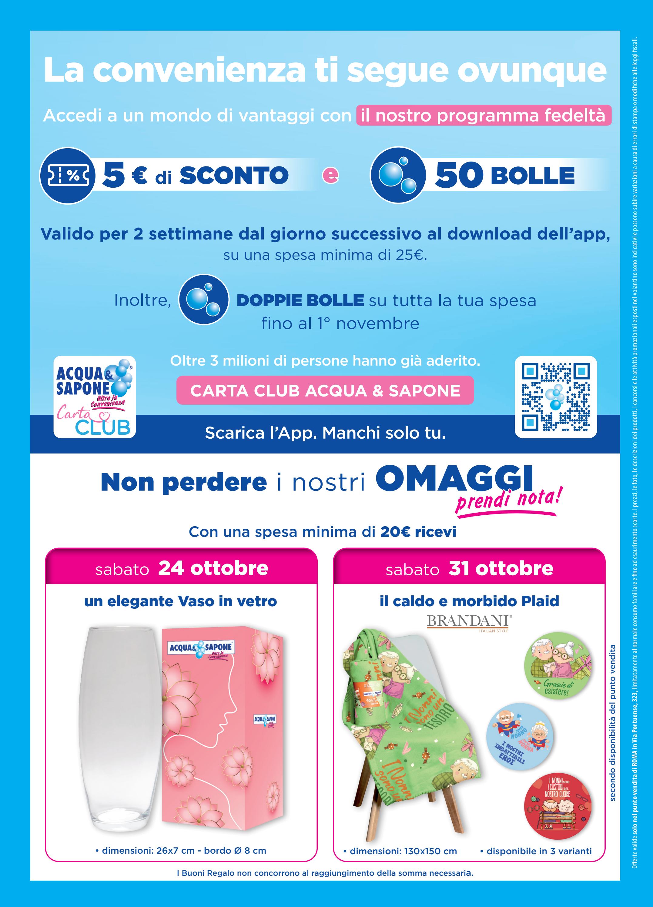 acqua-e-sapone - Volantino futuro Acqua e Sapone - Nuova Apertura Roma valido dal mercoledì 21/10/2026 al domenica 01/11/2026 - page: 8