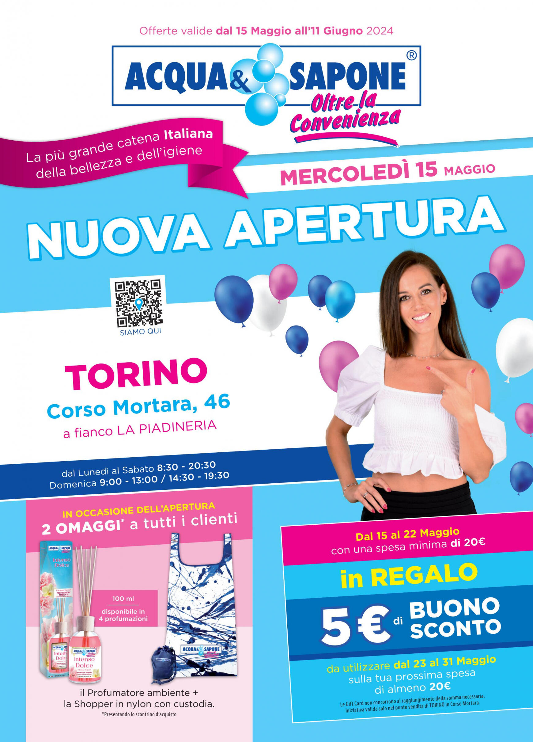 acqua-e-sapone - Nuovo volantino Acqua e Sapone - Torino 15.05. - 11.06.