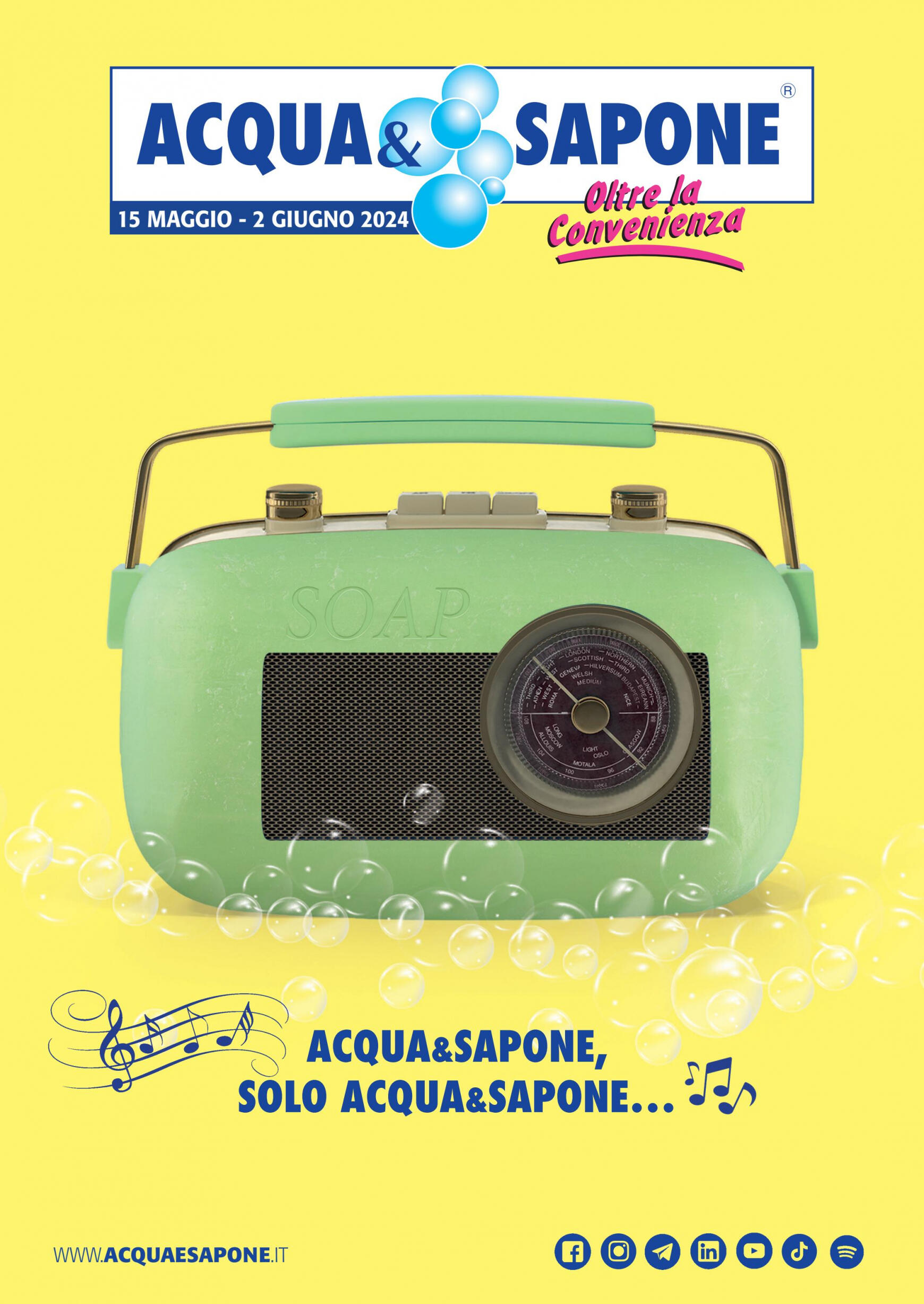 acqua-e-sapone - Nuovo volantino Acqua e Sapone 15.05. - 02.06.