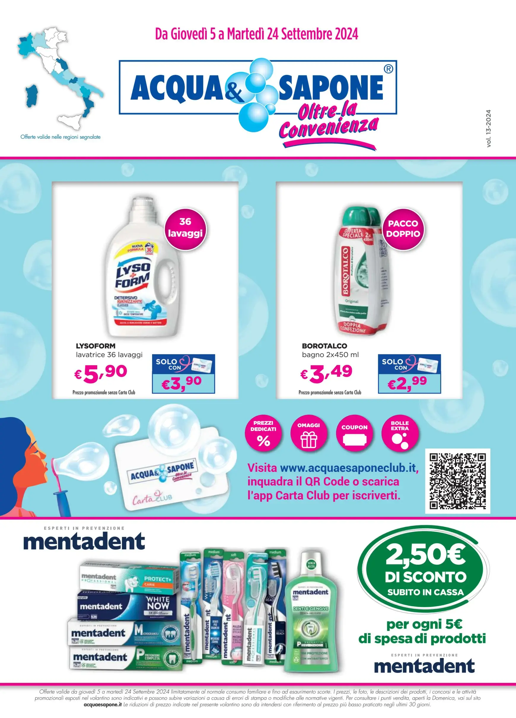 acqua-e-sapone - Nuovo volantino Acqua e Sapone 05.09. - 24.09. - page: 1