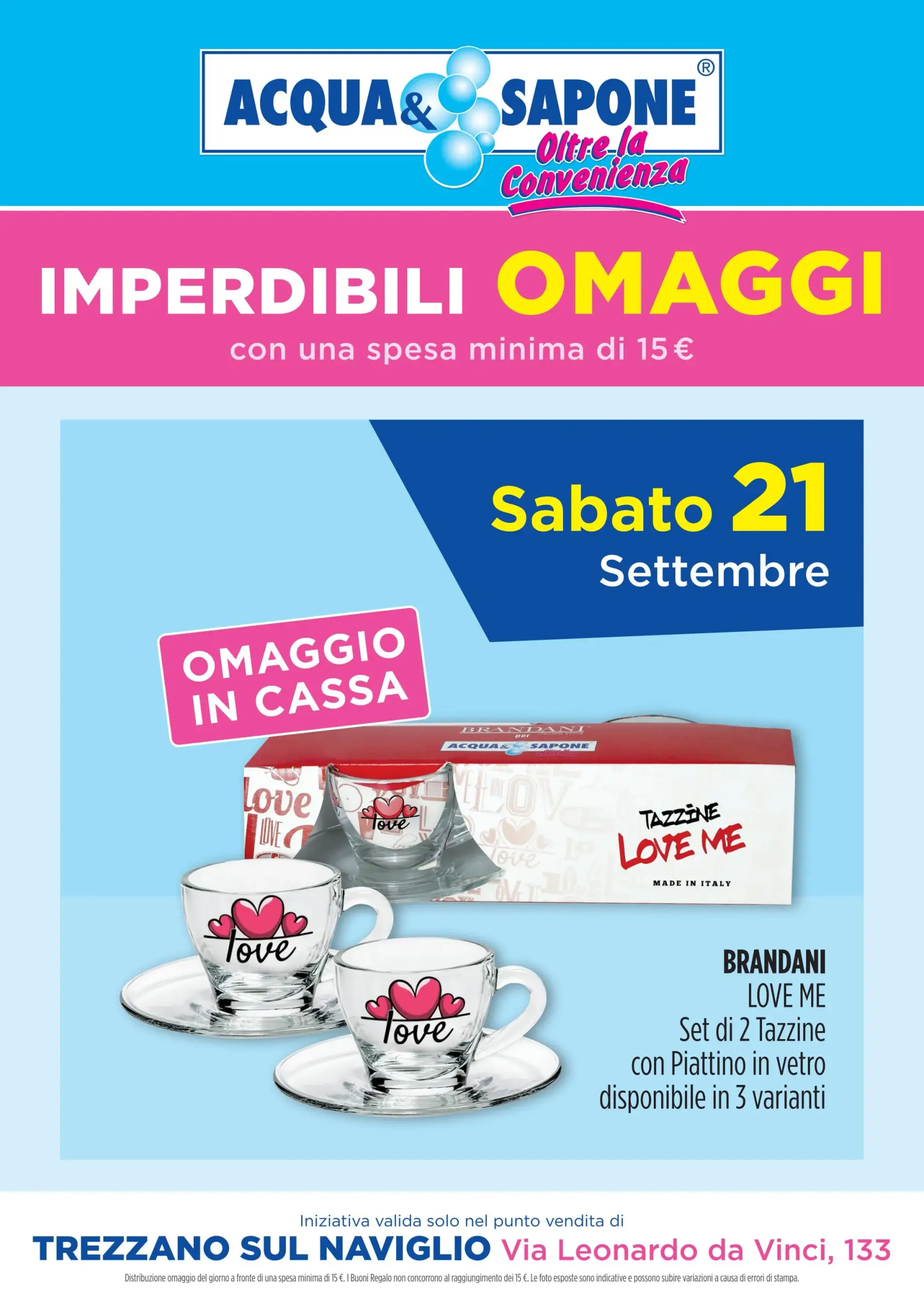 acqua-e-sapone - Nuovo volantino Acqua e Sapone - Trezzano Sul Naviglio 21.09. - 21.09.