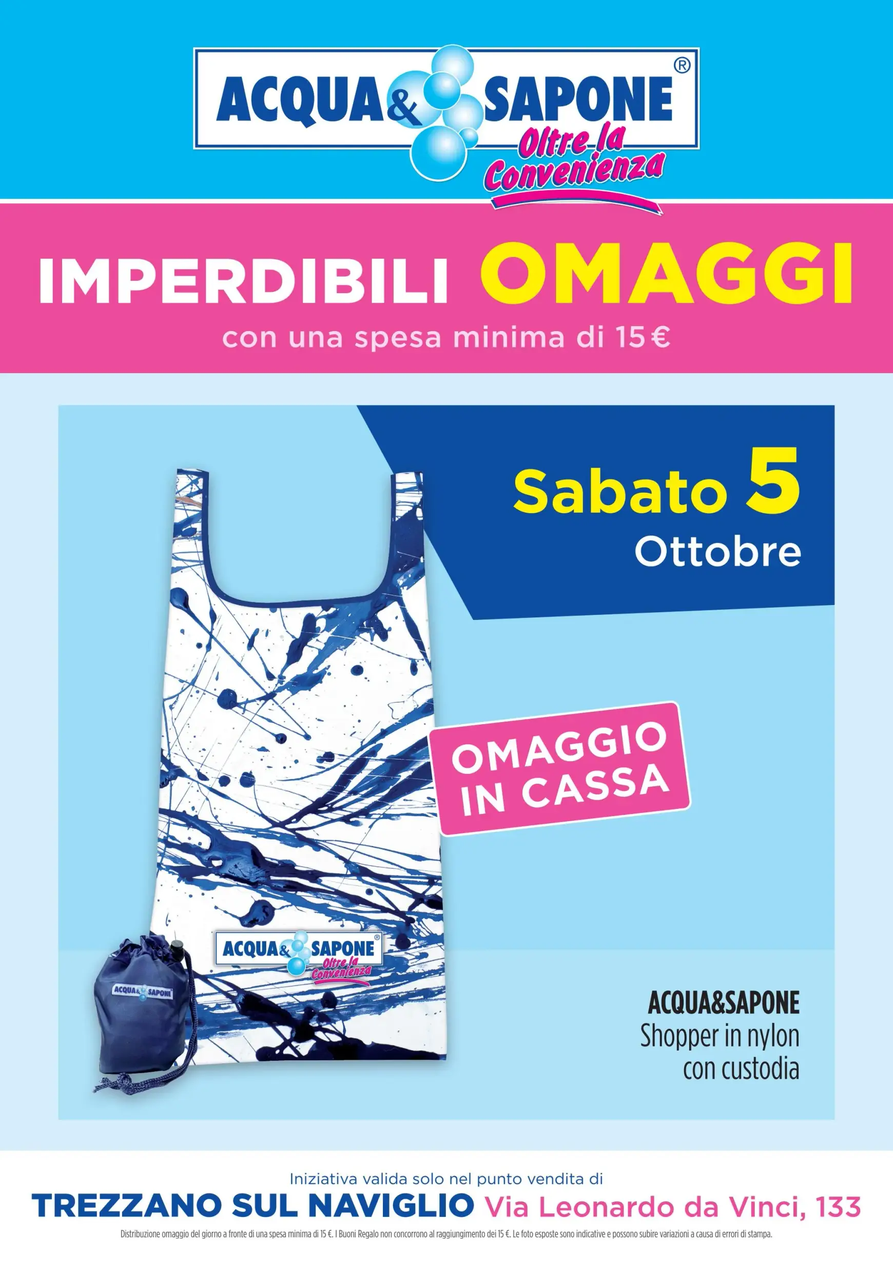acqua-e-sapone - Nuovo volantino Acqua e Sapone - Trezzano Sul Naviglio 05.10. - 03.10.