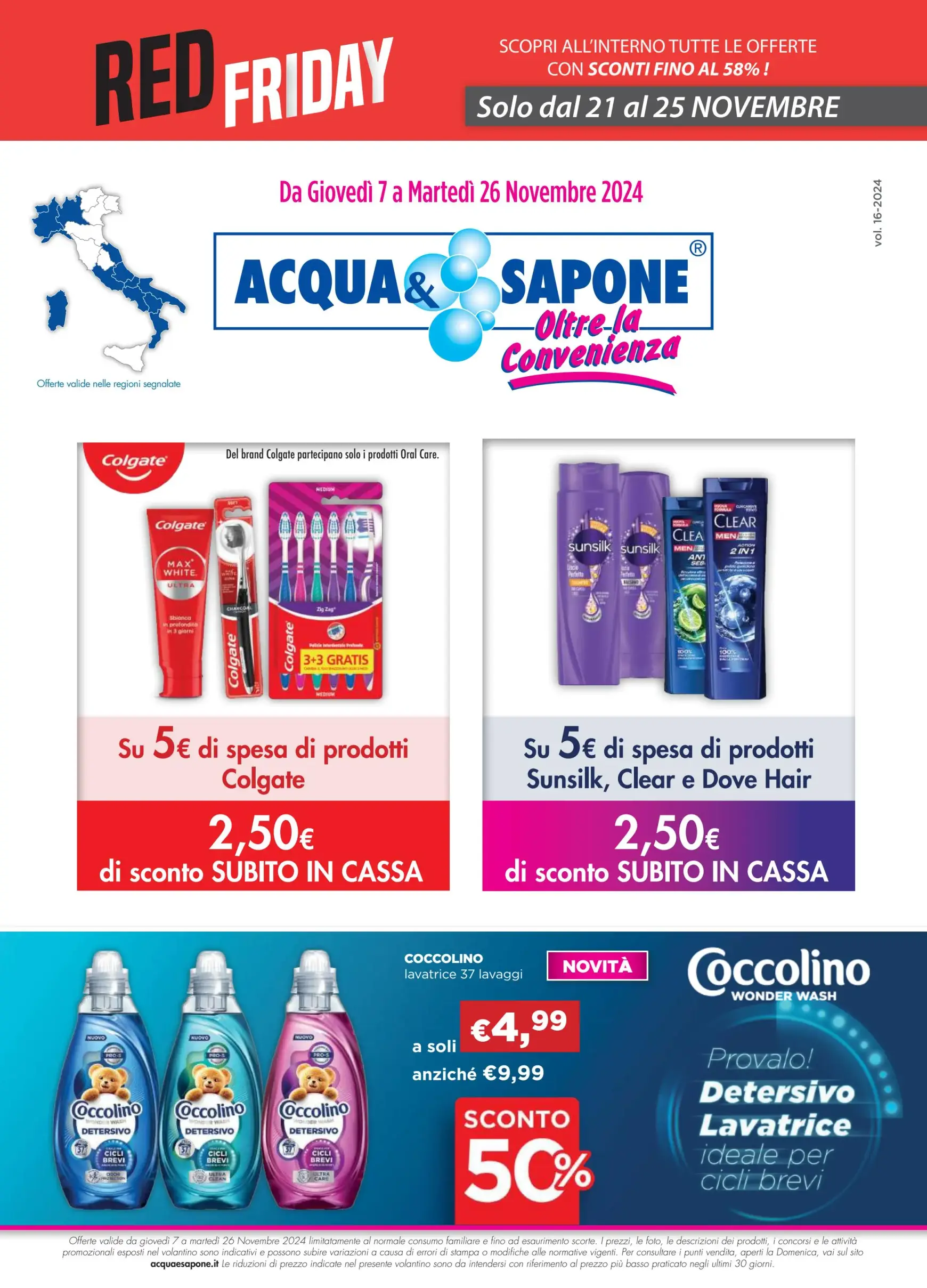 acqua-e-sapone - Volantino Acqua e Sapone valido dal 07.11. al 26.11.