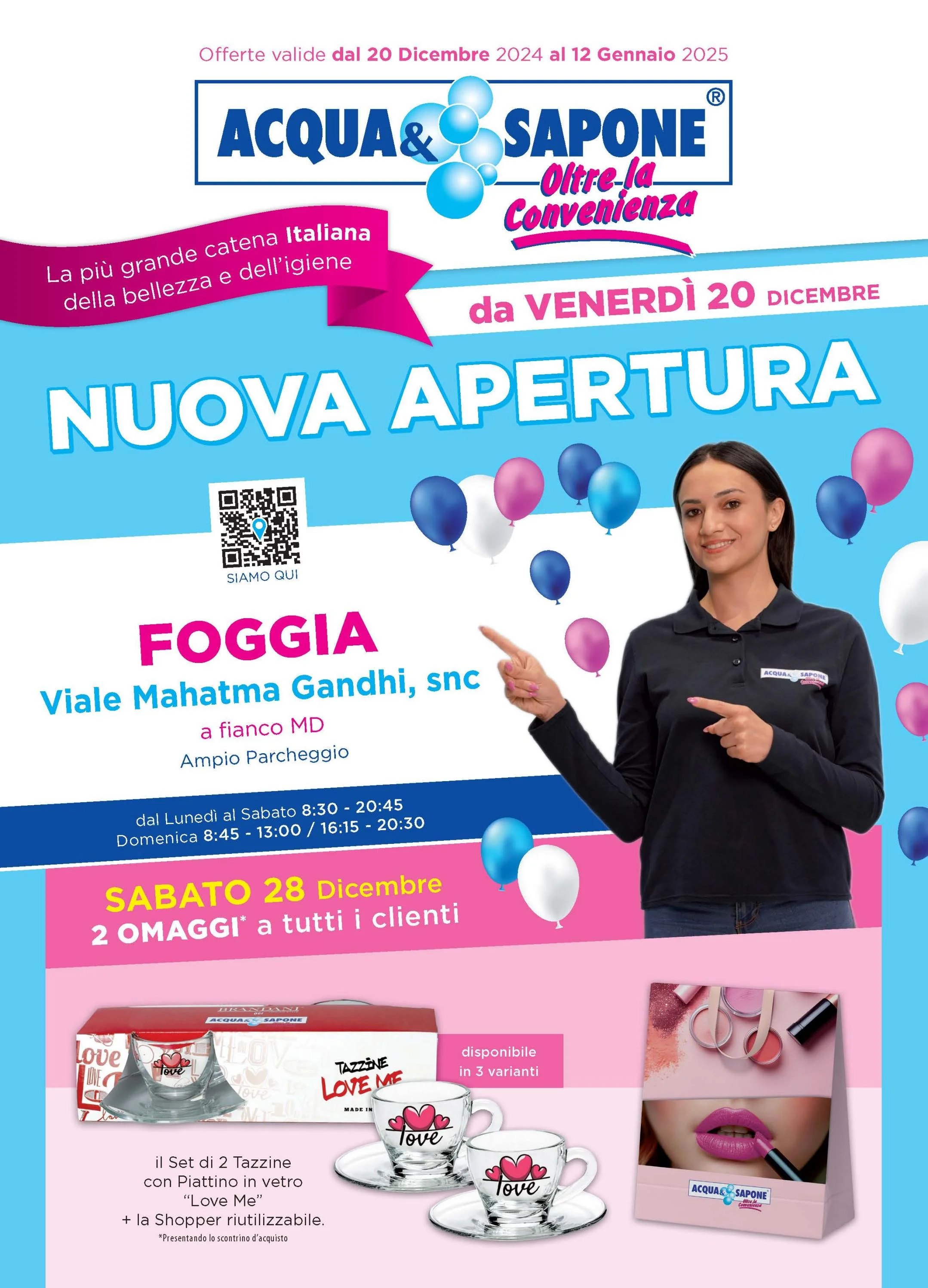 acqua-e-sapone - Volantino Acqua e Sapone - Nuova apertura Foggia 2 valido dal 20/12 al 12/01