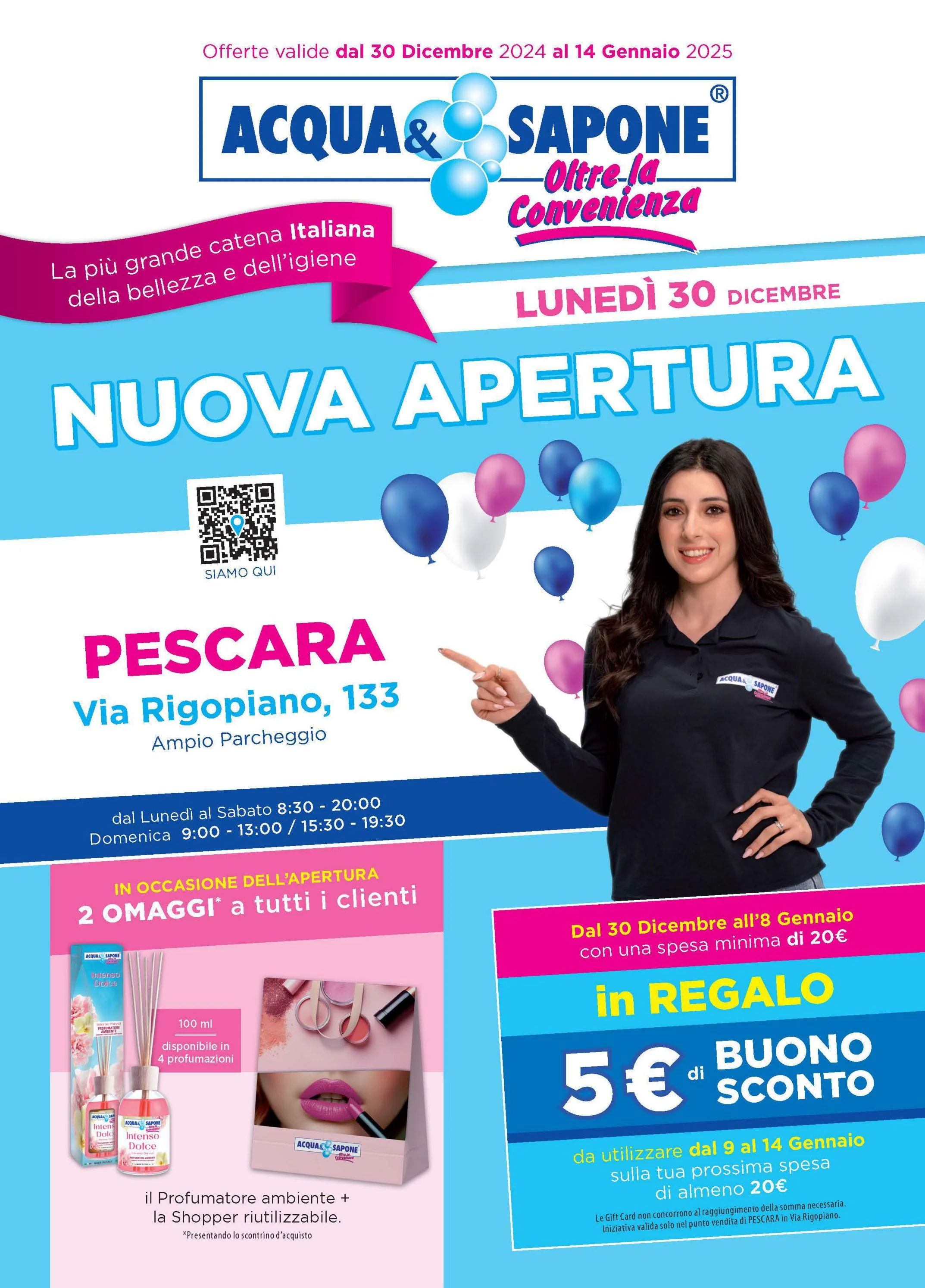 acqua-e-sapone - Volantino Acqua e Sapone - Pescara valido dal 30/12 al 14/01