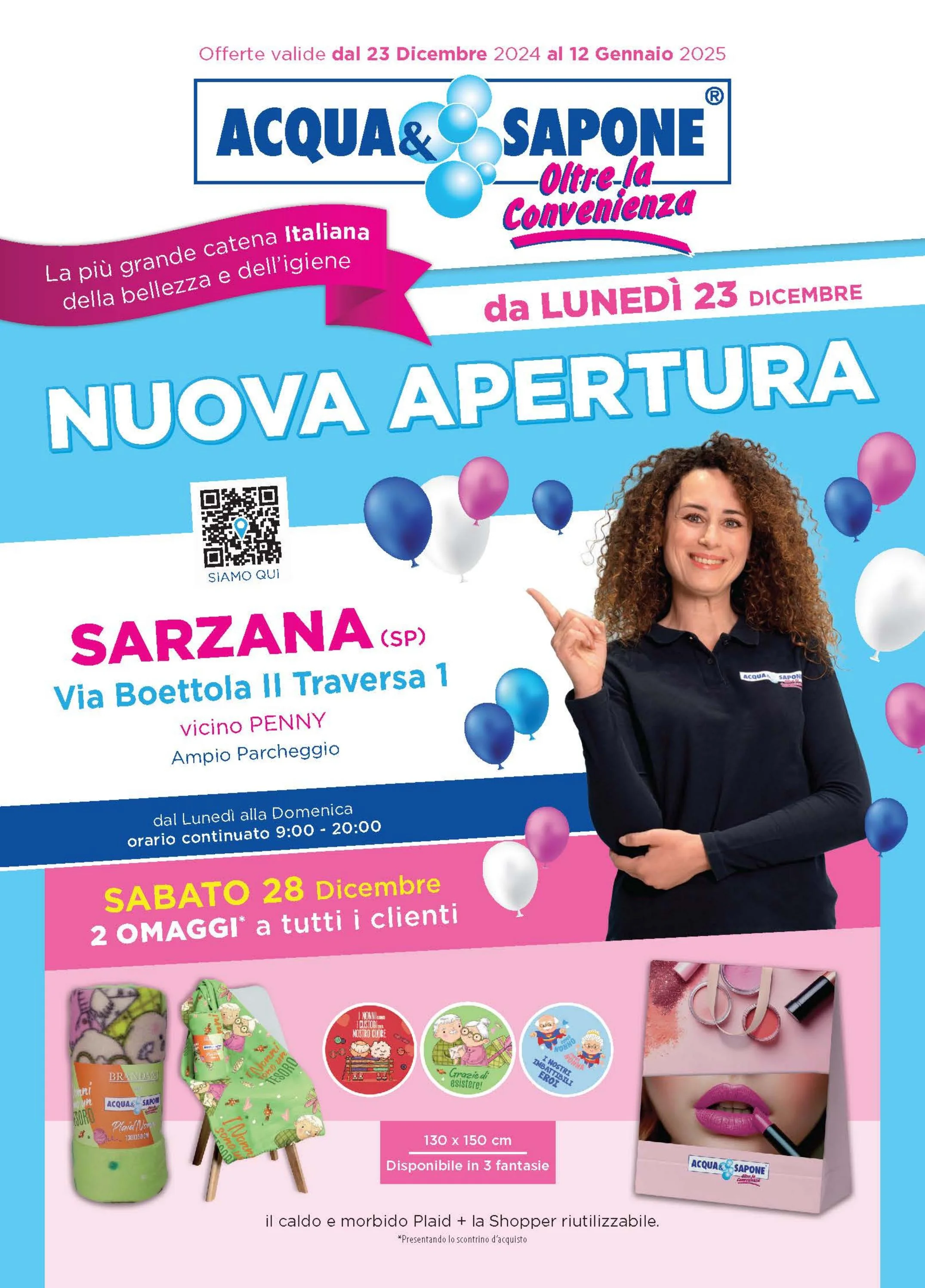 acqua-e-sapone - Volantino Acqua e Sapone - Sarzana valido dal 23/12 al 12/01