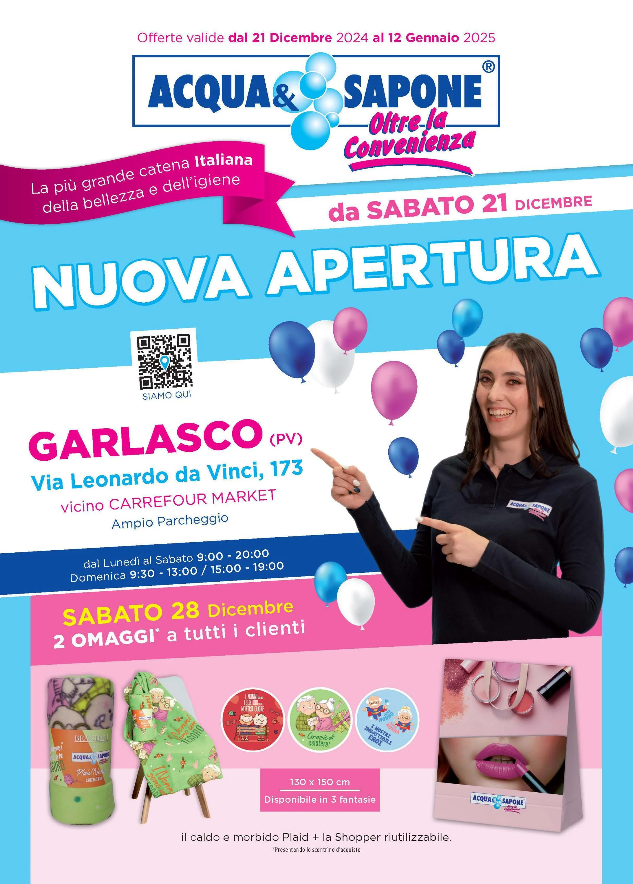 acqua-e-sapone - Volantino Acqua e Sapone - Garlasco valido dal 21/12 al 12/01