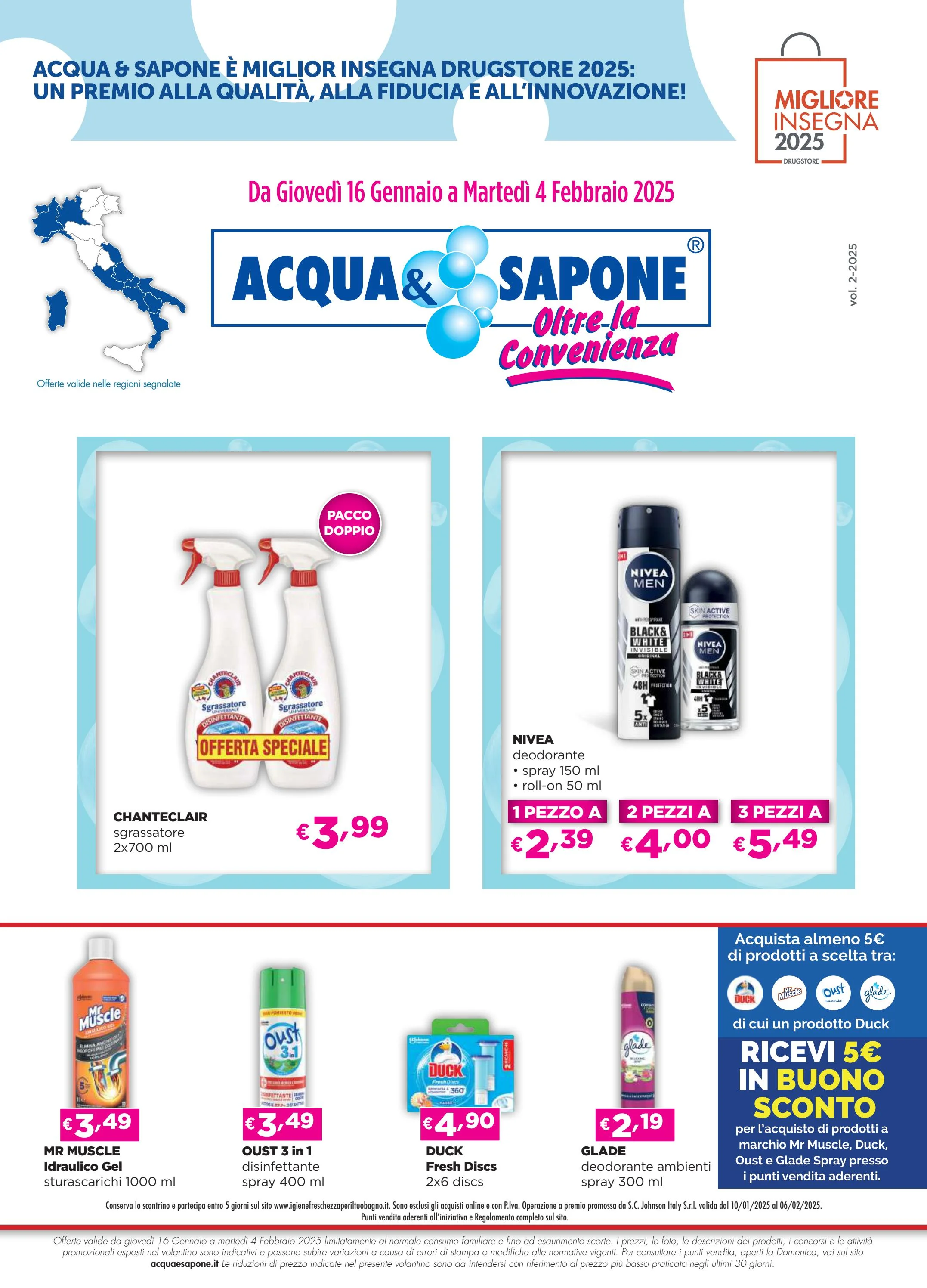 acqua-e-sapone - Volantino Acqua e Sapone valido dal 16/01 al 04/02