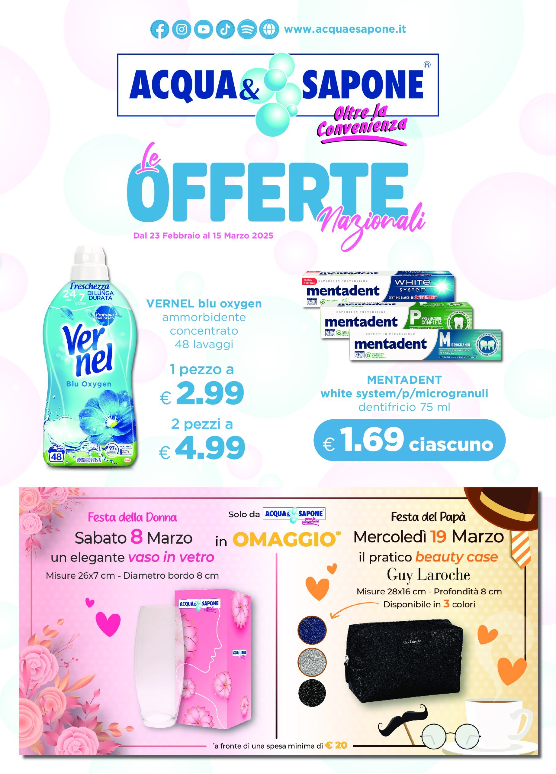 acqua-e-sapone - Volantino Acqua e Sapone - Oferte Nazionali valido dal 23/02 al 15/03