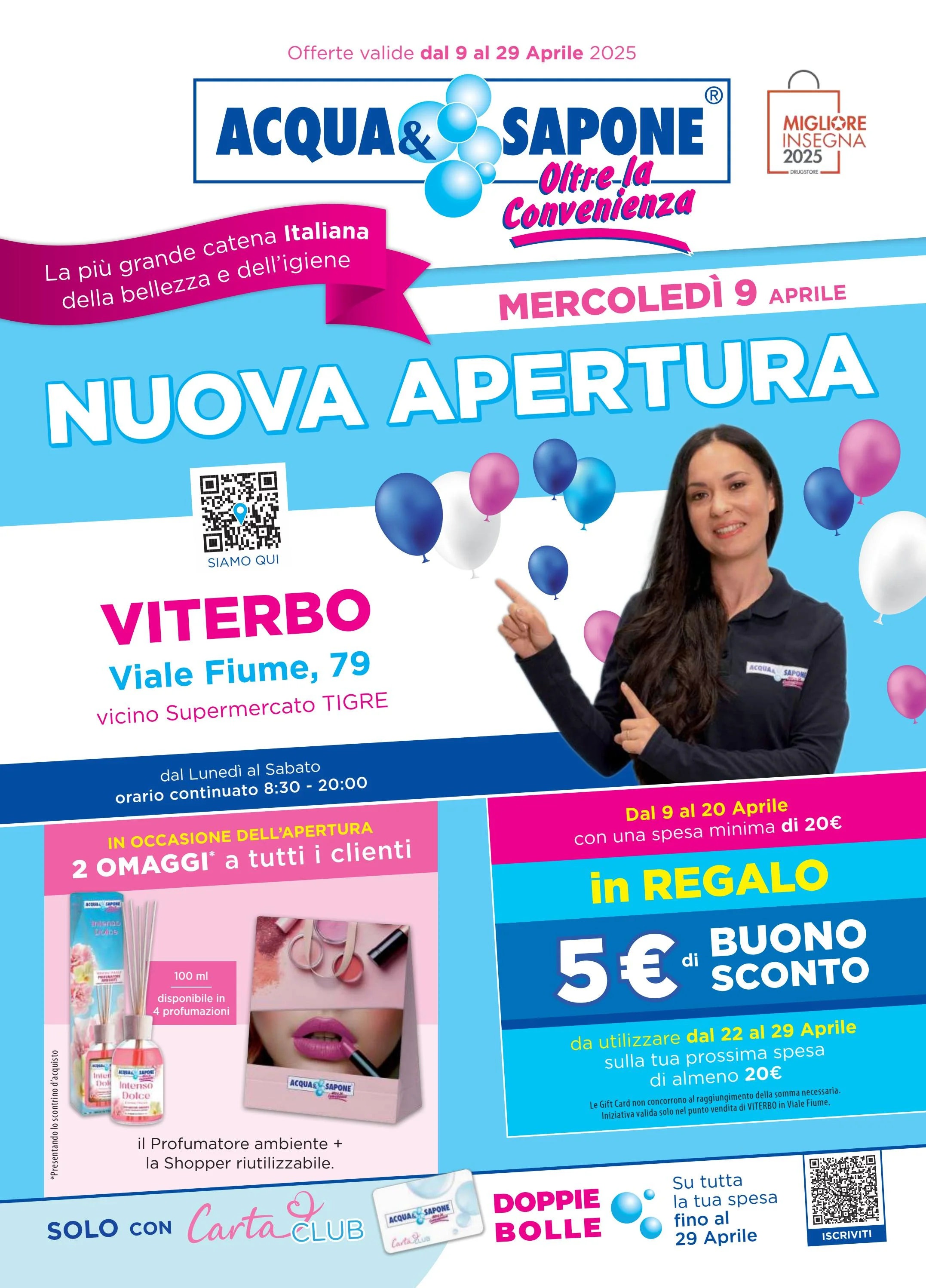acqua-e-sapone - Volantino Acqua e Sapone - Viterbo valido dal 09/04 al 29/04