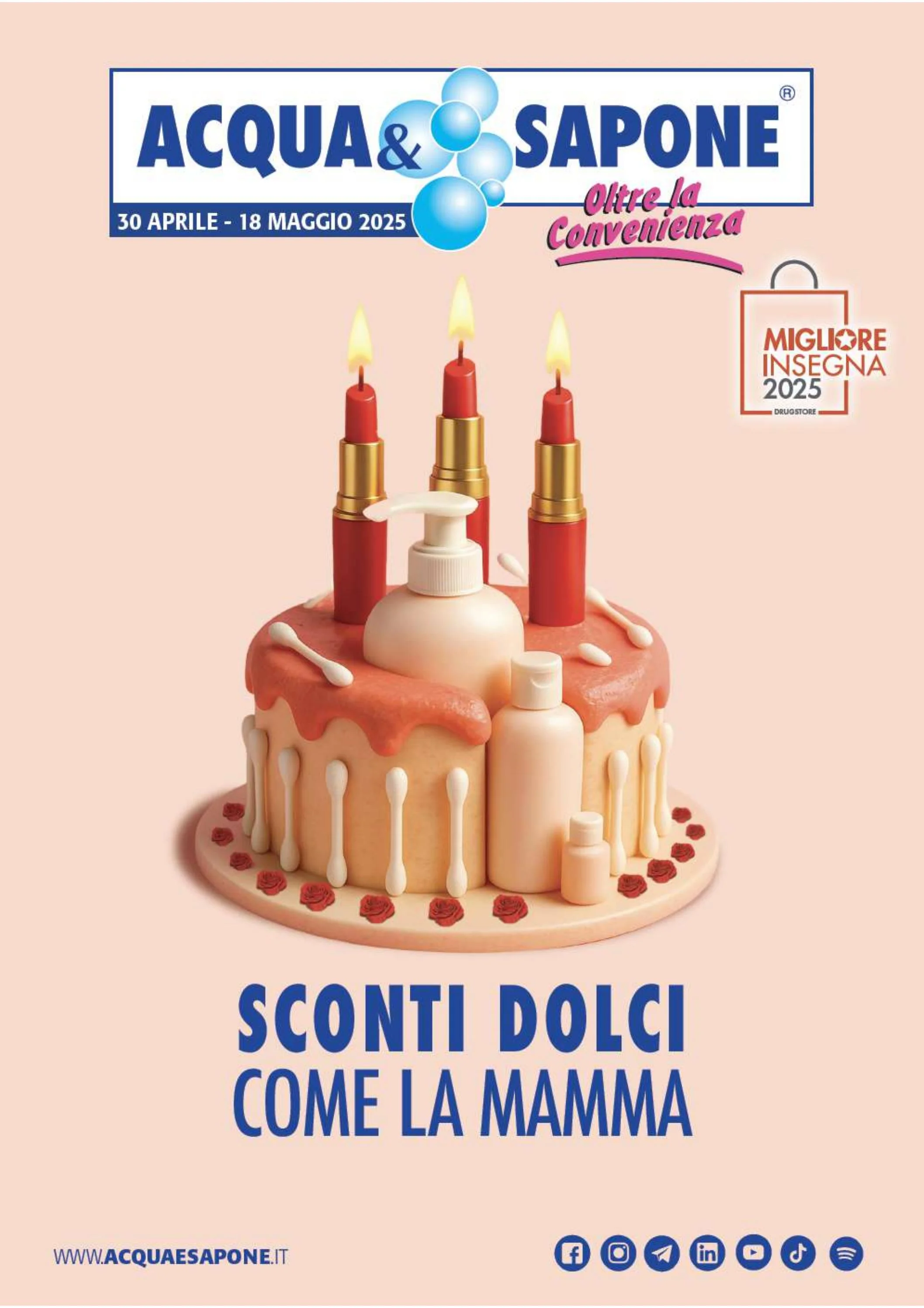 acqua-e-sapone - Volantino Acqua e Sapone - Come La Mamma valido dal 30/04 al 18/05