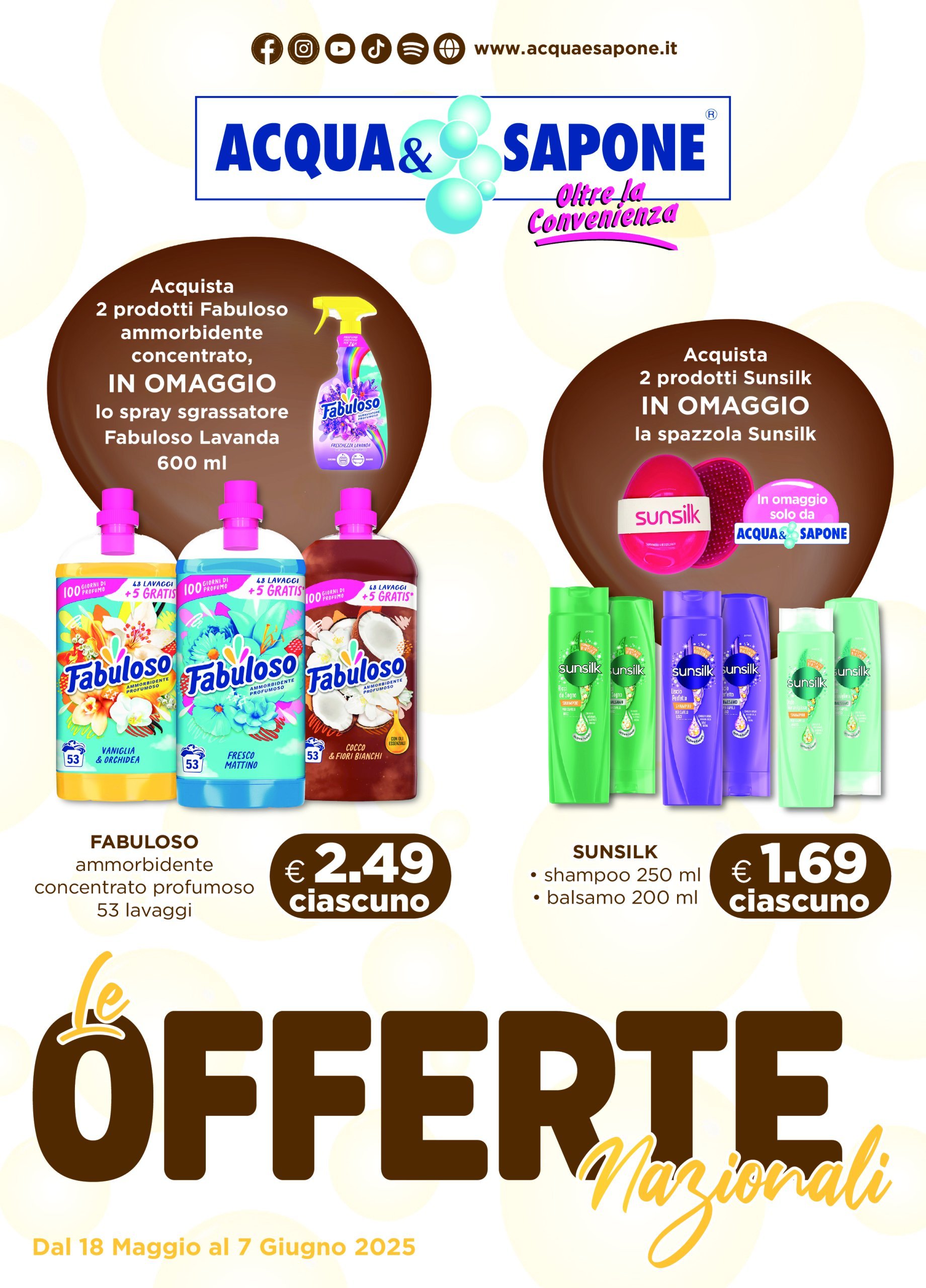 acqua-e-sapone - Volantino Acqua e Sapone valido dal 18/05 al 07/06